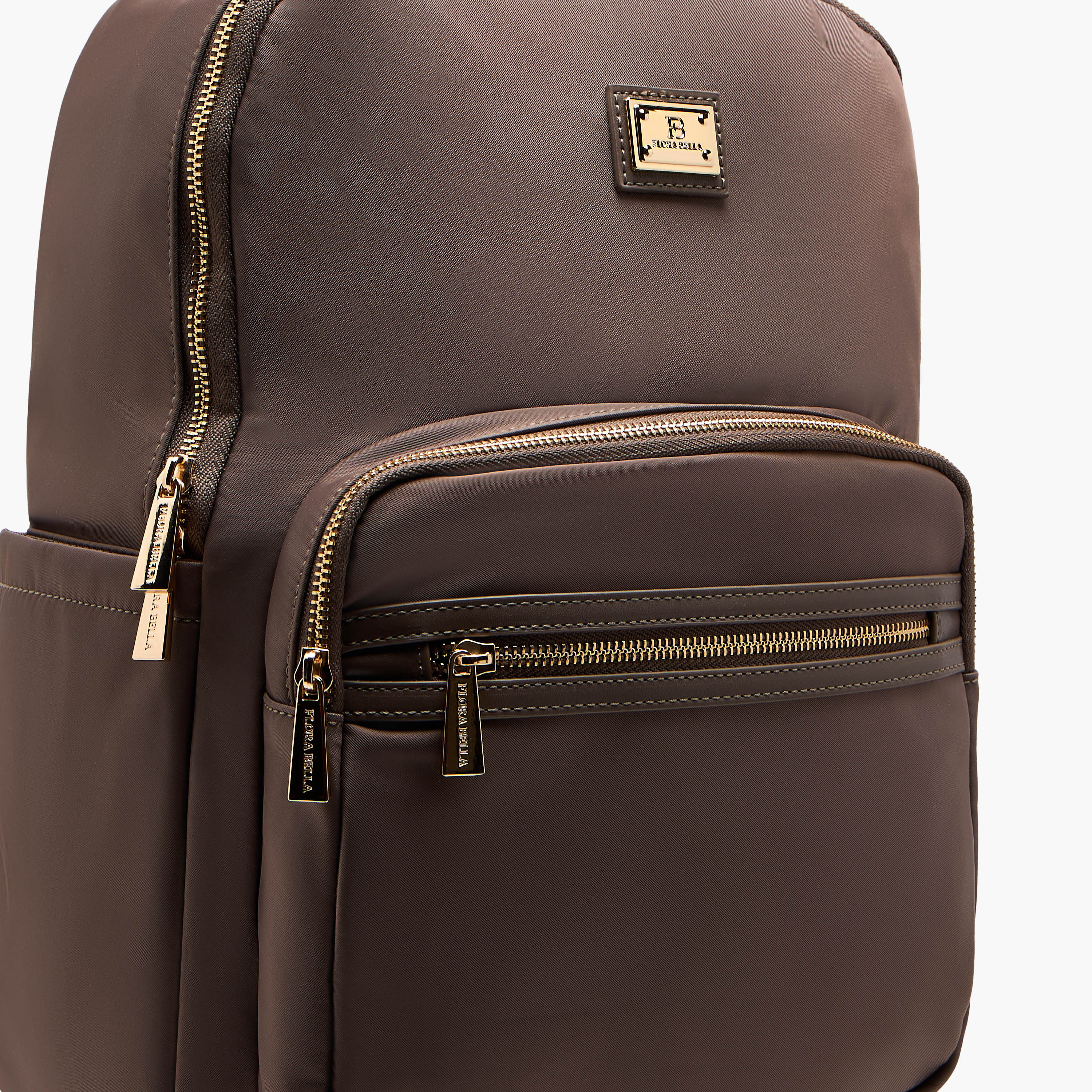 Flora Bella Solid Backpack with Adjustable Straps and Zip Closure - 13x29x38 cm-men-bags-image-7