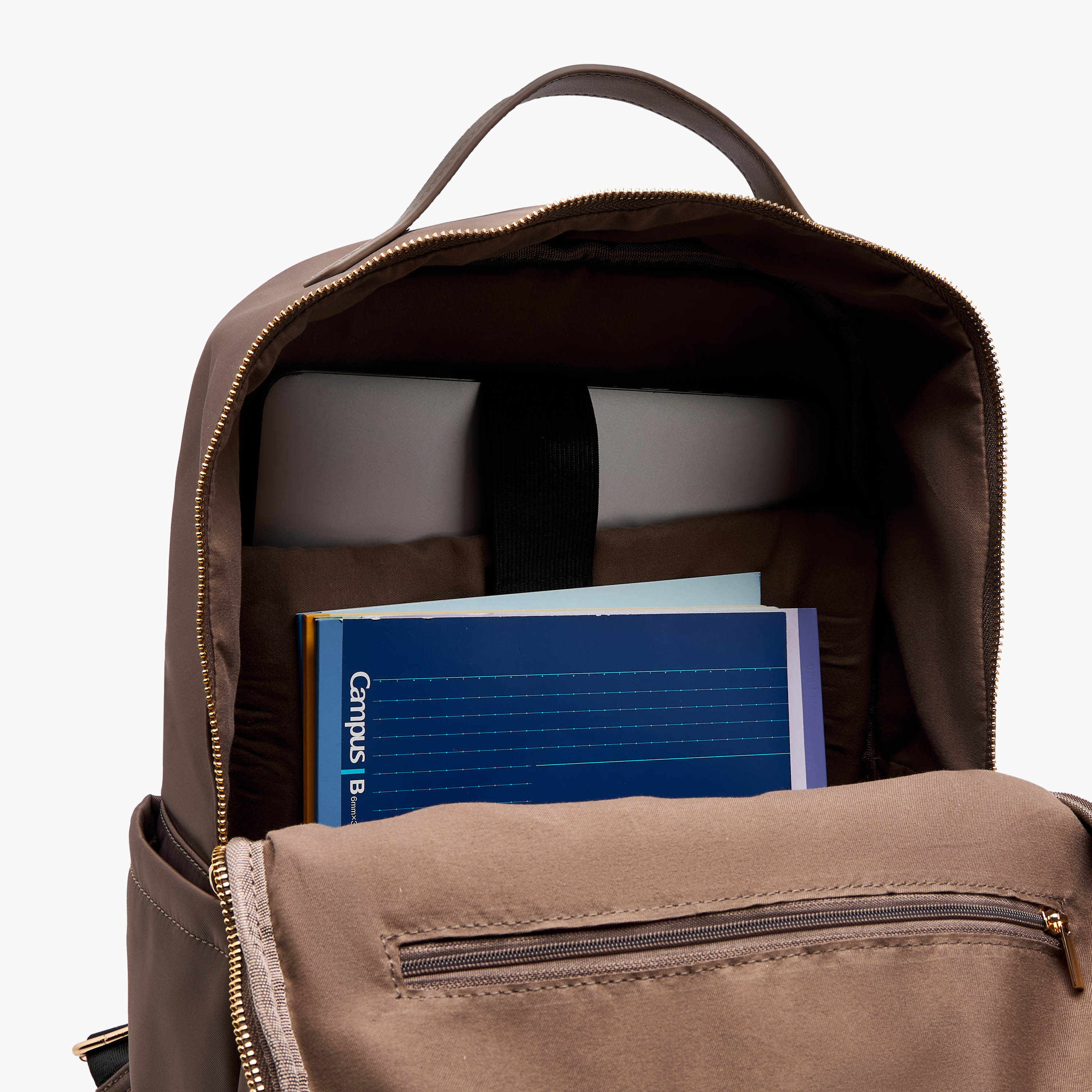 Flora Bella Solid Backpack with Adjustable Straps and Zip Closure - 13x29x38 cm-men-bags-image-9