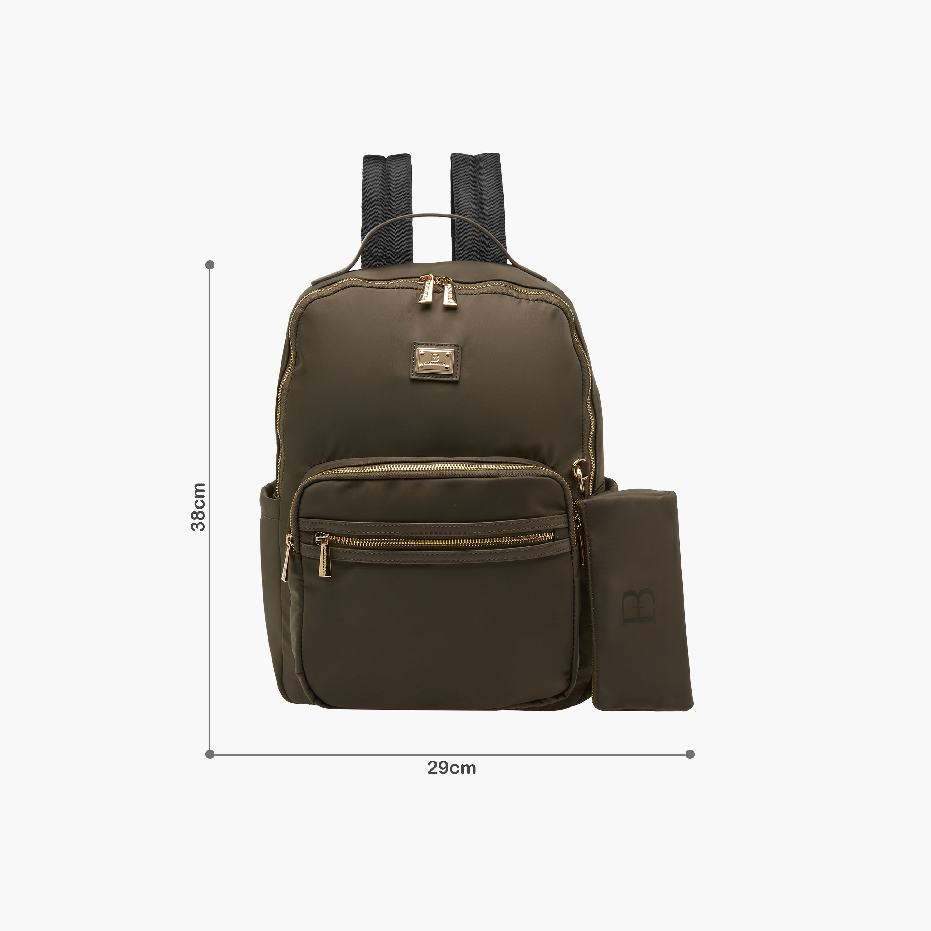 Flora Bella Solid Backpack with Pouch-women-bagsandwallets-backpacks-image-2