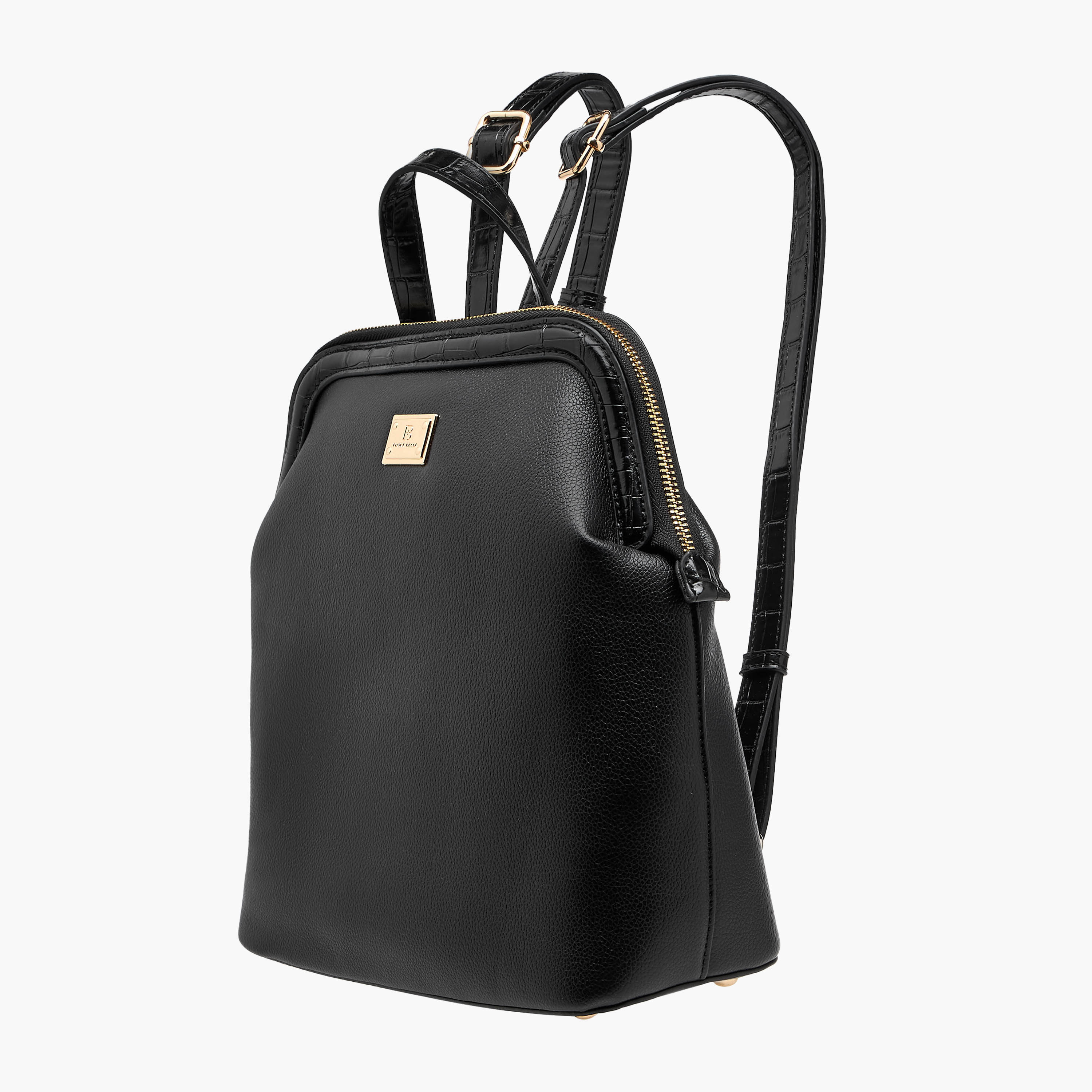 Flora Bella Solid Backpack with Adjustable Straps and Zip Closure - 11x26x28 cm-women-bagsandwallets-backpacks-image-2