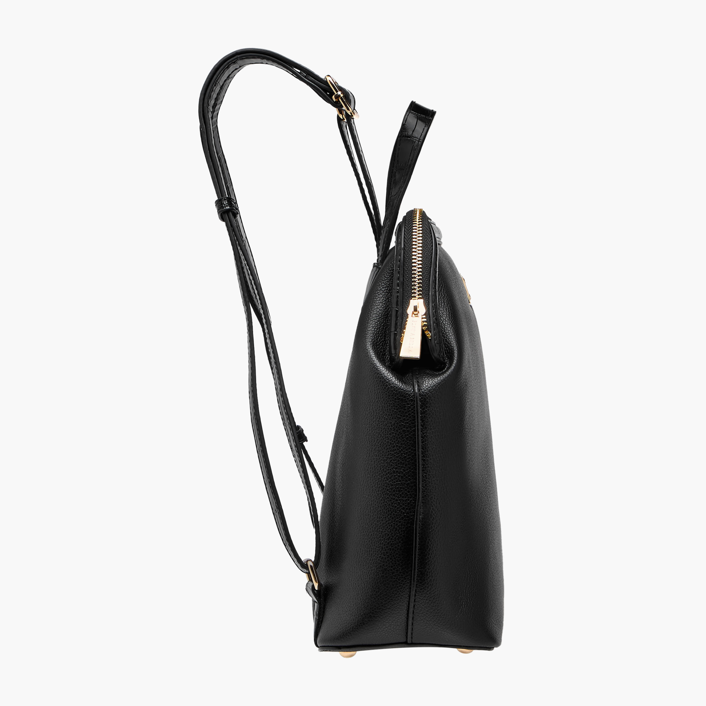 Flora Bella Solid Backpack with Adjustable Straps and Zip Closure - 11x26x28 cm-women-bagsandwallets-backpacks-image-3