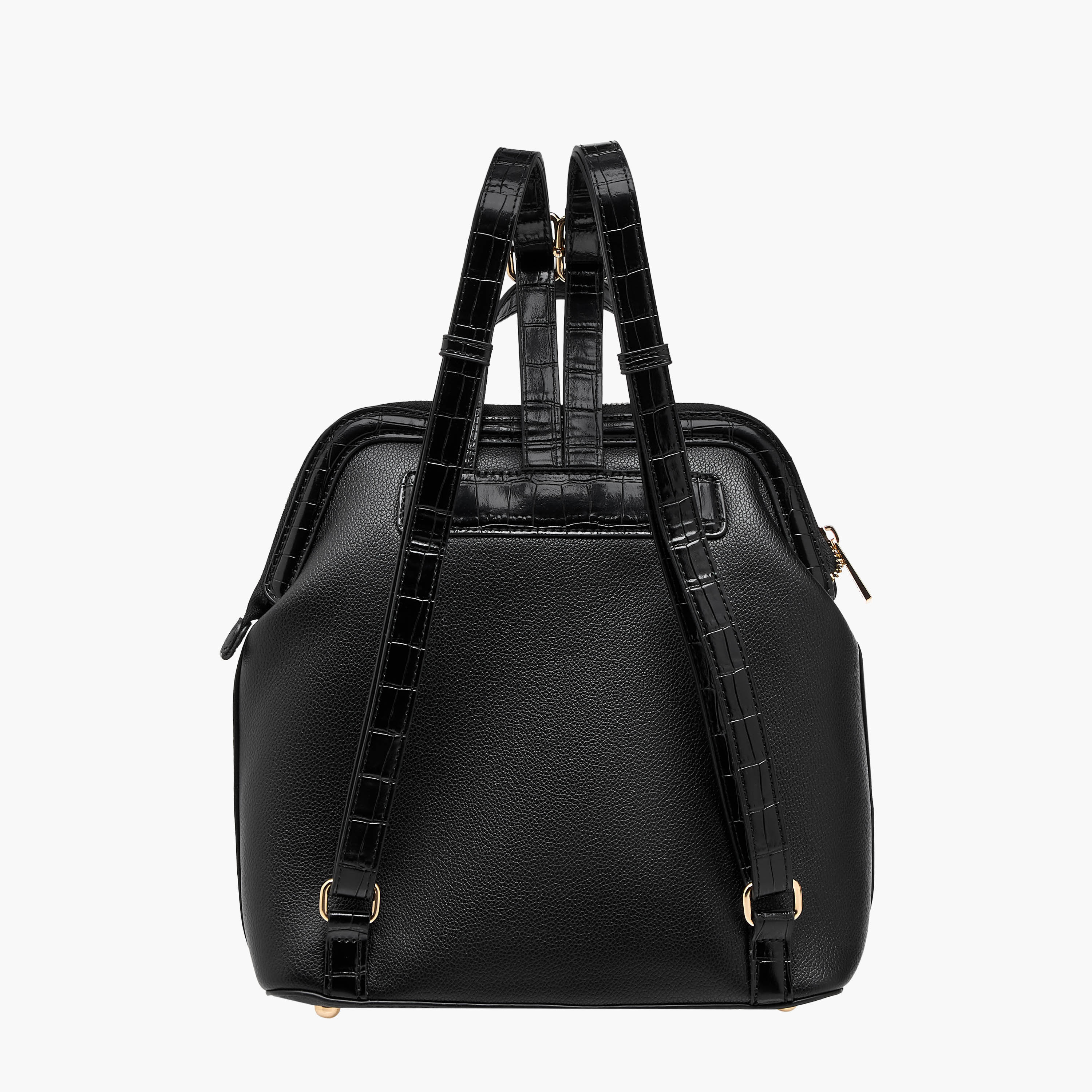 Flora Bella Solid Backpack with Adjustable Straps and Zip Closure - 11x26x28 cm-women-bagsandwallets-backpacks-image-5