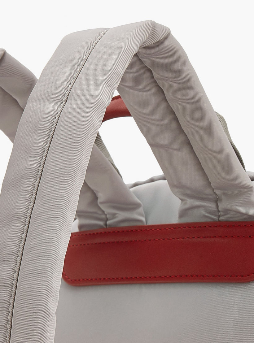 شنطة ظهر بطبعات شعار وجيب أمامي من لي كوبر-women-bagsandwallets-backpacks-image-4