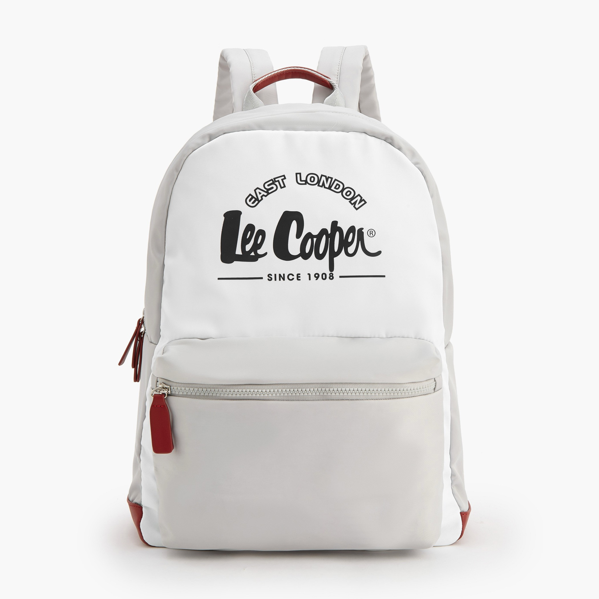 شنطة ظهر بطبعات شعار وجيب أمامي من لي كوبر-women-bagsandwallets-backpacks-image-1
