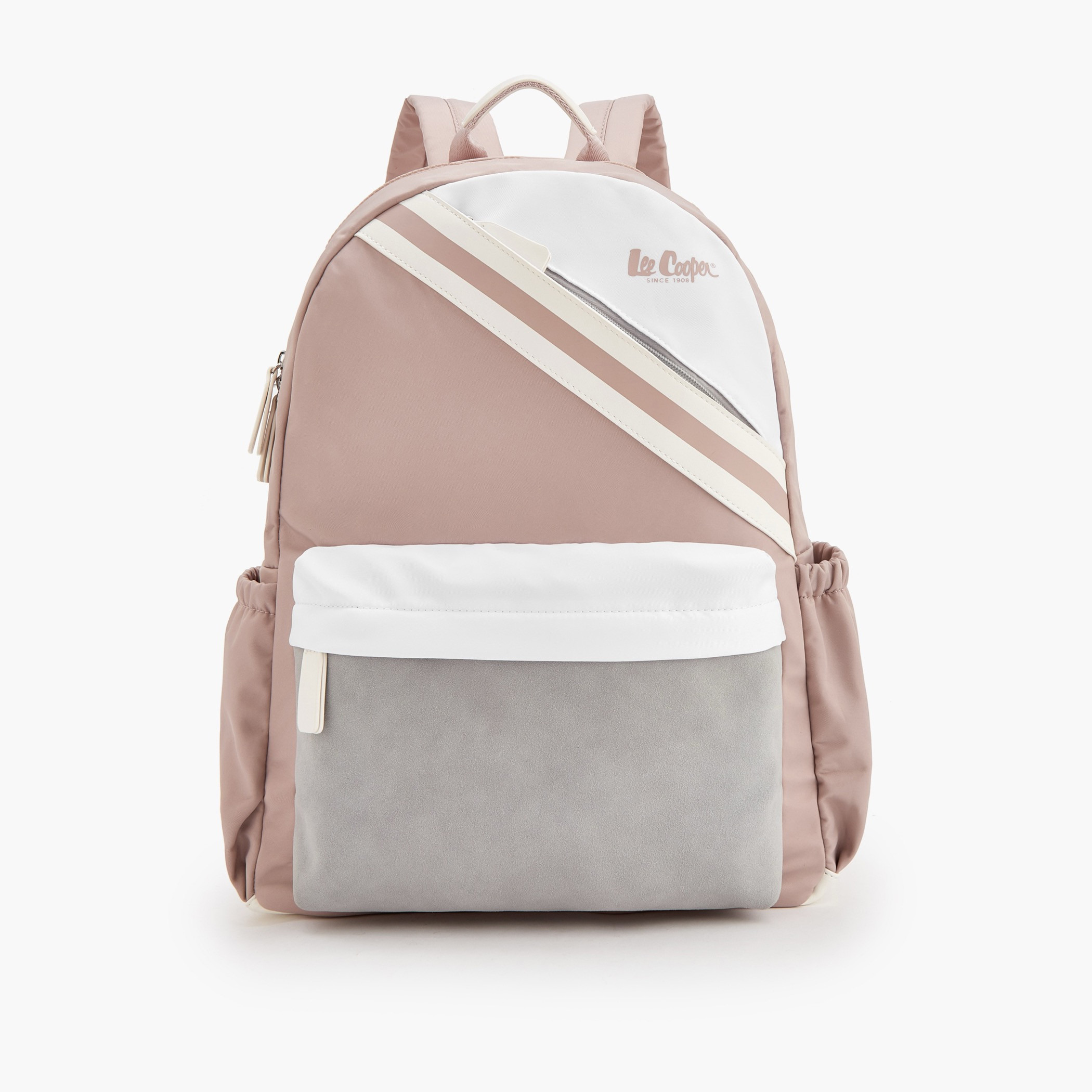 شنطة ظهر بطبعة شعار مع أحزمة كتف قابلة للتعديل من لي كوبر-school-bagsandbackpacks-backpacks-image-1