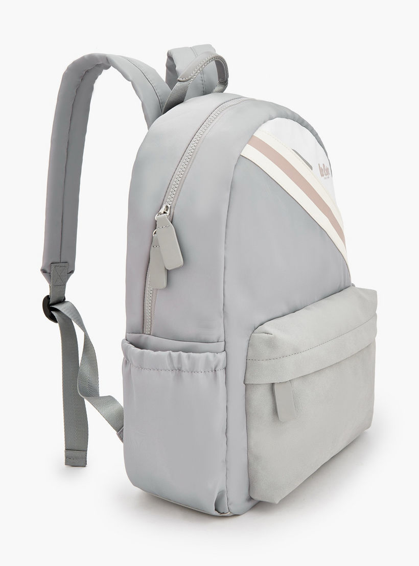 شنطة ظهر بطبعة شعار مع أحزمة كتف قابلة للتعديل من لي كوبر-school-bagsandbackpacks-backpacks-image-4