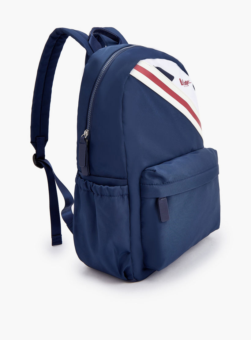 شنطة ظهر بطبعة شعار مع أحزمة كتف قابلة للتعديل من لي كوبر-school-bagsandbackpacks-backpacks-image-4