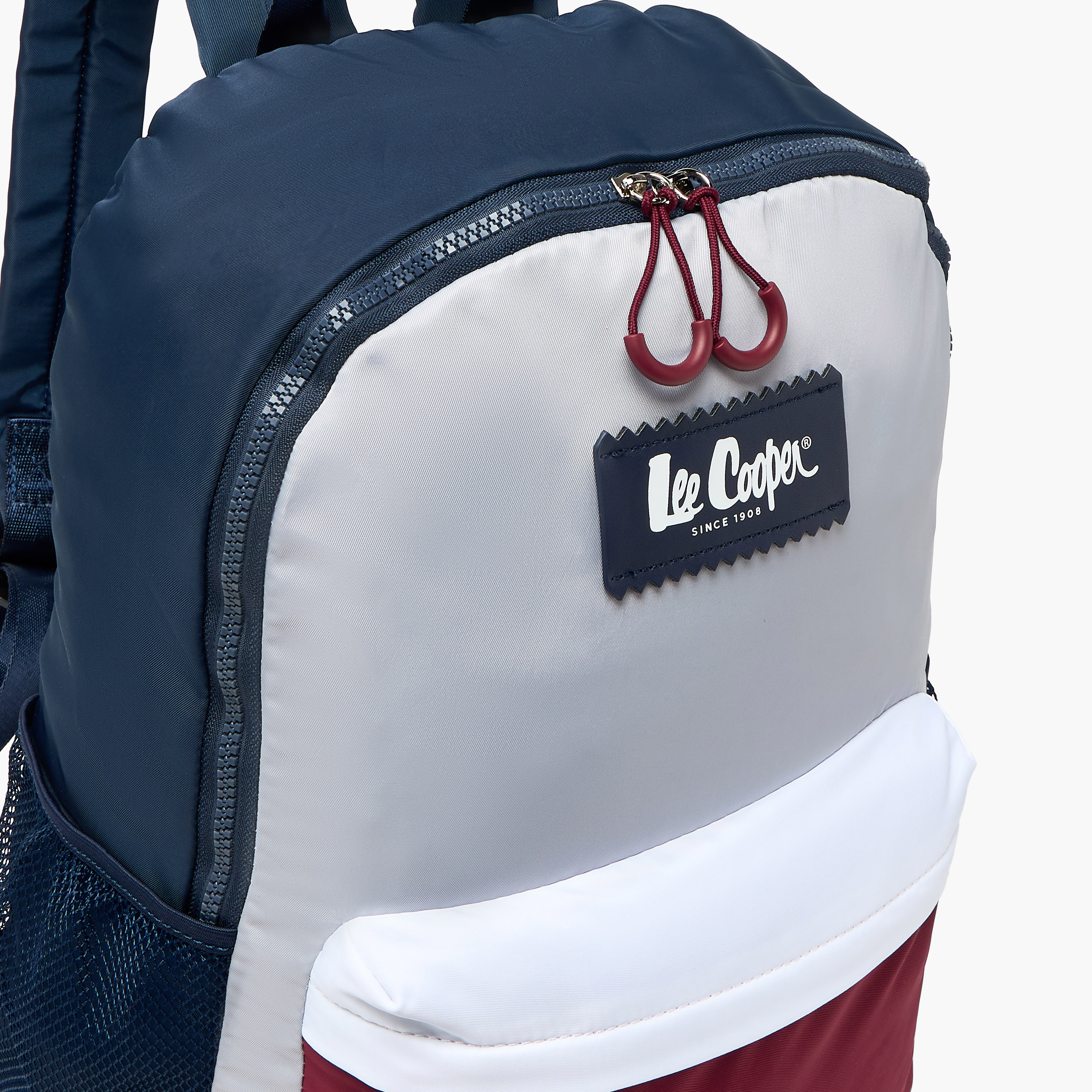 شنطة ظهر بتصميم قوالب ملونة وأحزمة كتف مبطنة من لي كوبر-women-bagsandwallets-backpacks-image-2