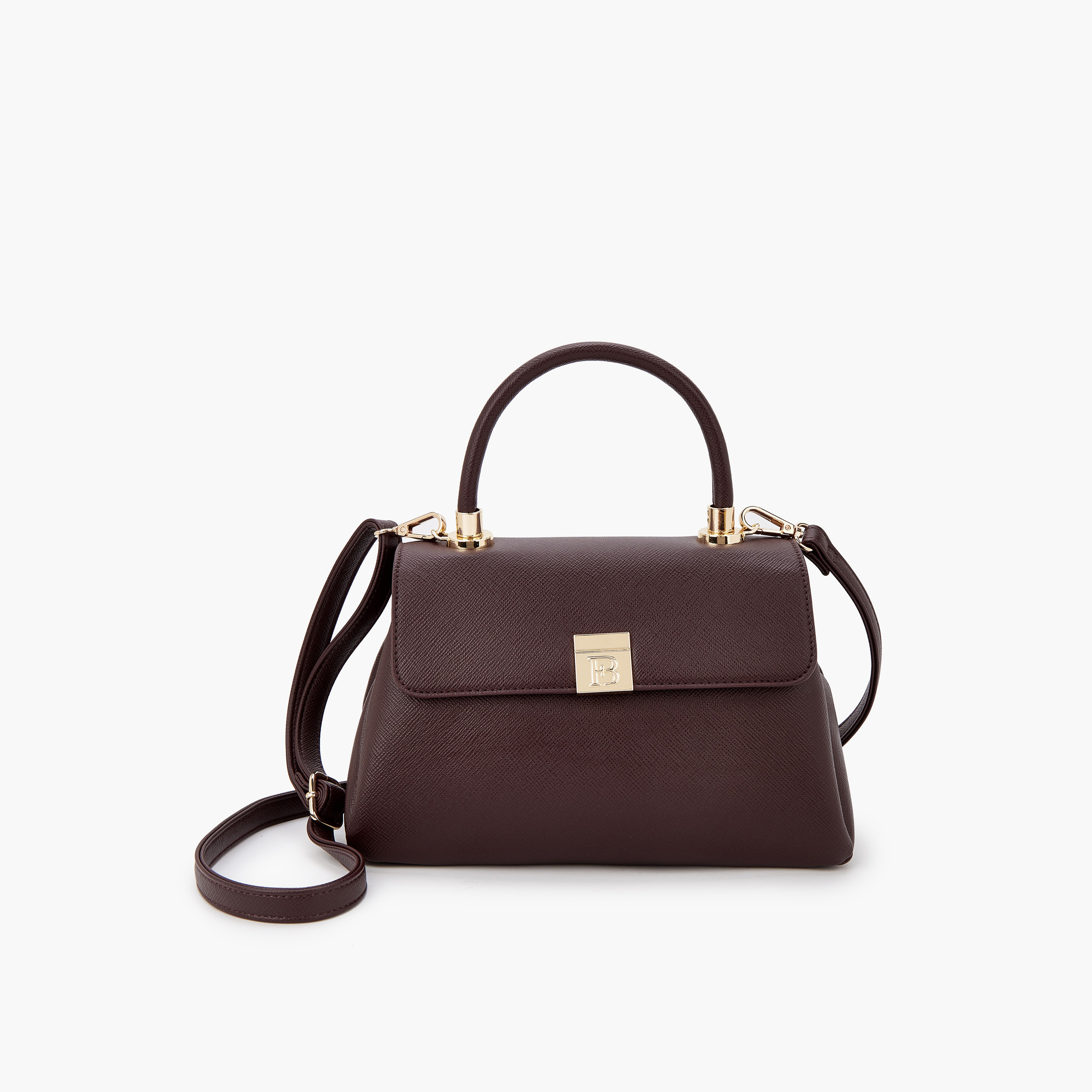 Flora Bella Solid Satchel Bag with Detachable Strap-women-bagsandwallets-handbags-image-1