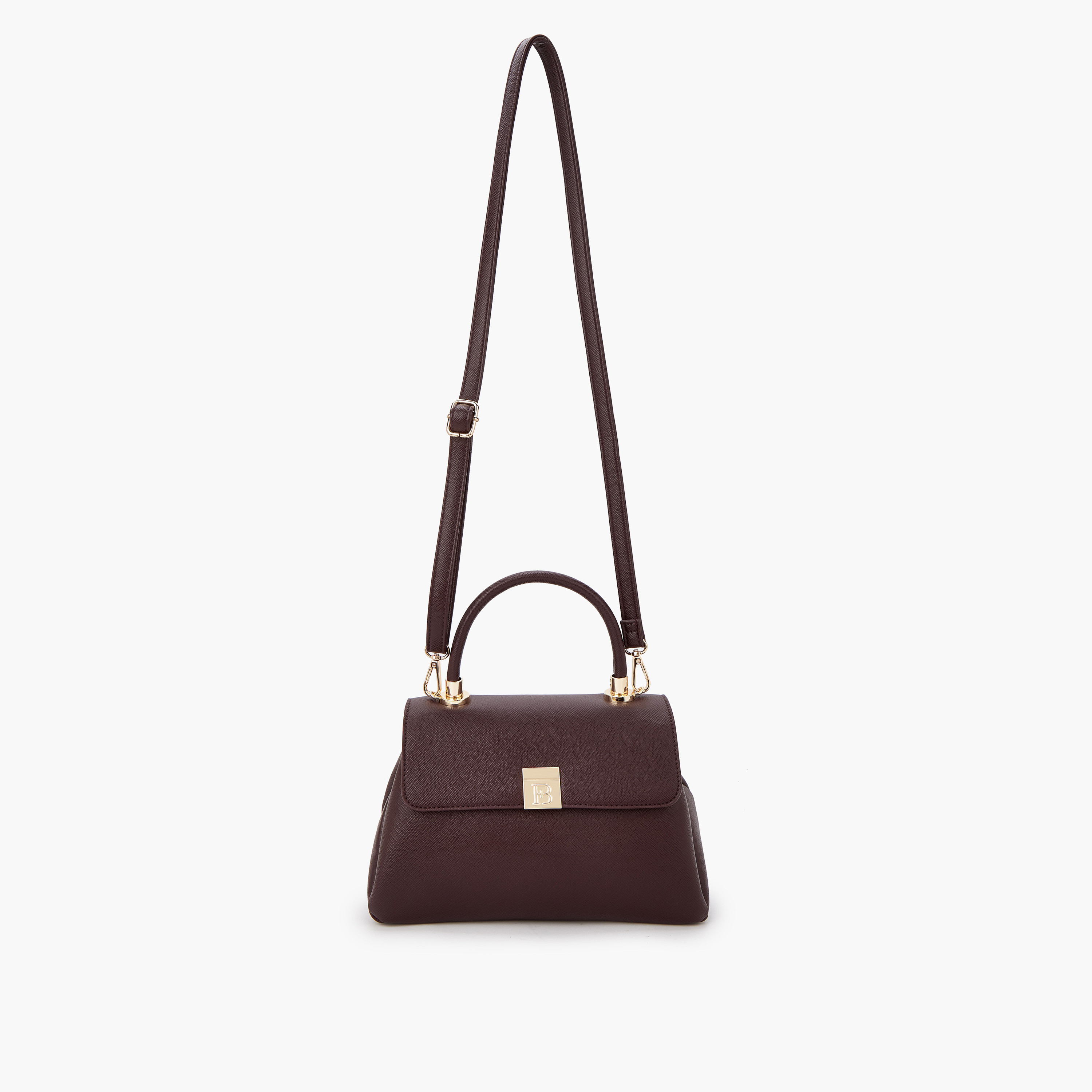 Flora Bella Solid Satchel Bag with Detachable Strap-women-bagsandwallets-handbags-image-2