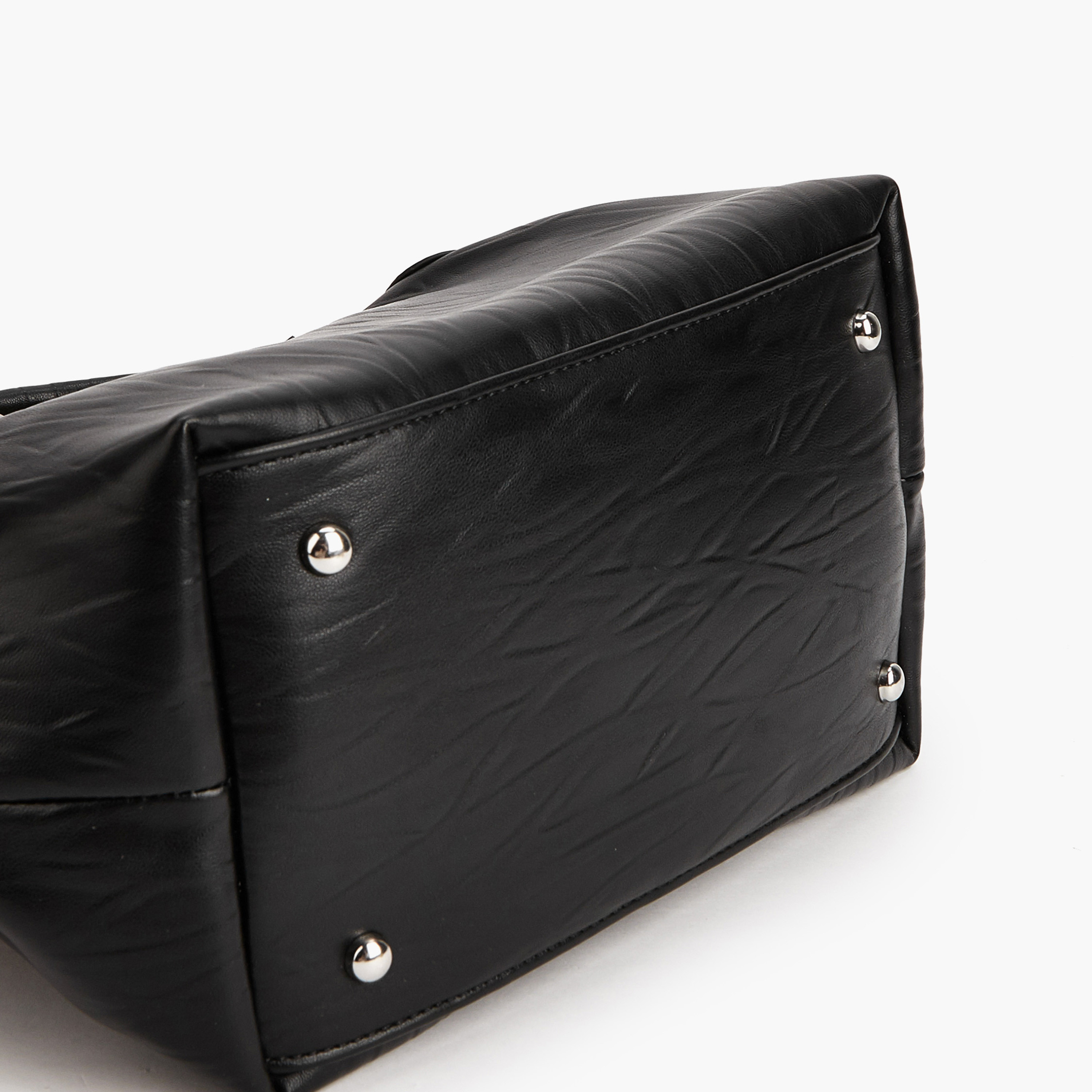 شنطة توتي بارزة الملمس بزر إغلاق من فلورا بيلا-women-bagsandwallets-handbags-image-6