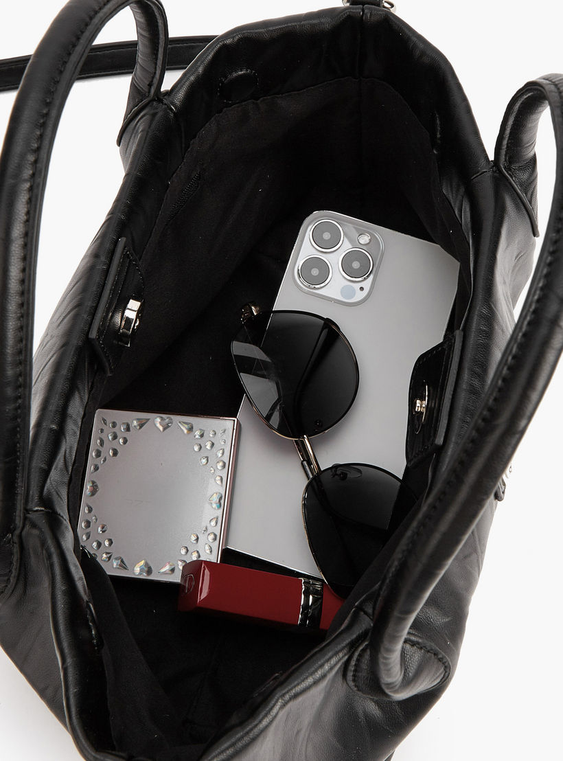 شنطة توتي بارزة الملمس بزر إغلاق من فلورا بيلا-women-bagsandwallets-handbags-image-8
