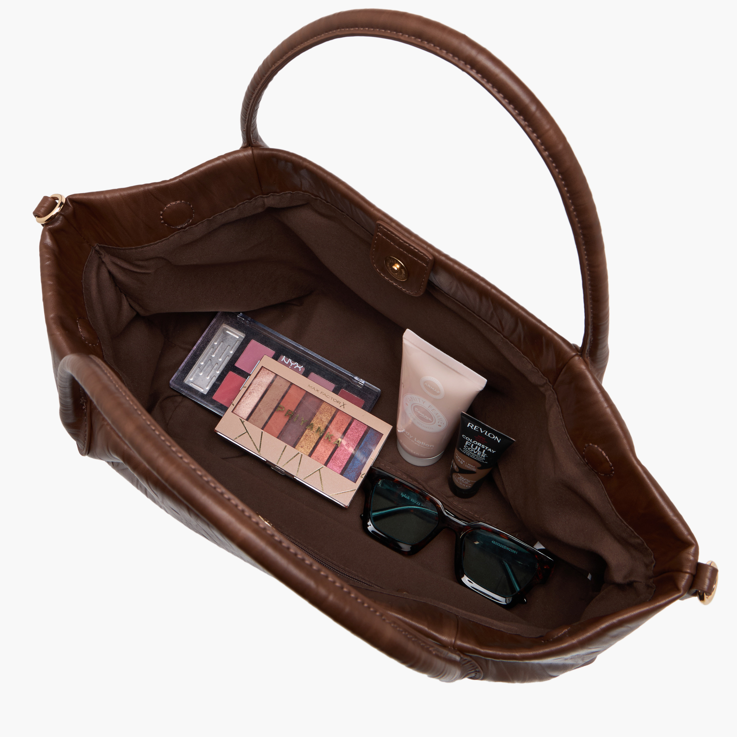 Flora Bella Textured Tote Bag with Double Handle and Detachable Shoulder Strap-women-bagsandwallets-handbags-image-10