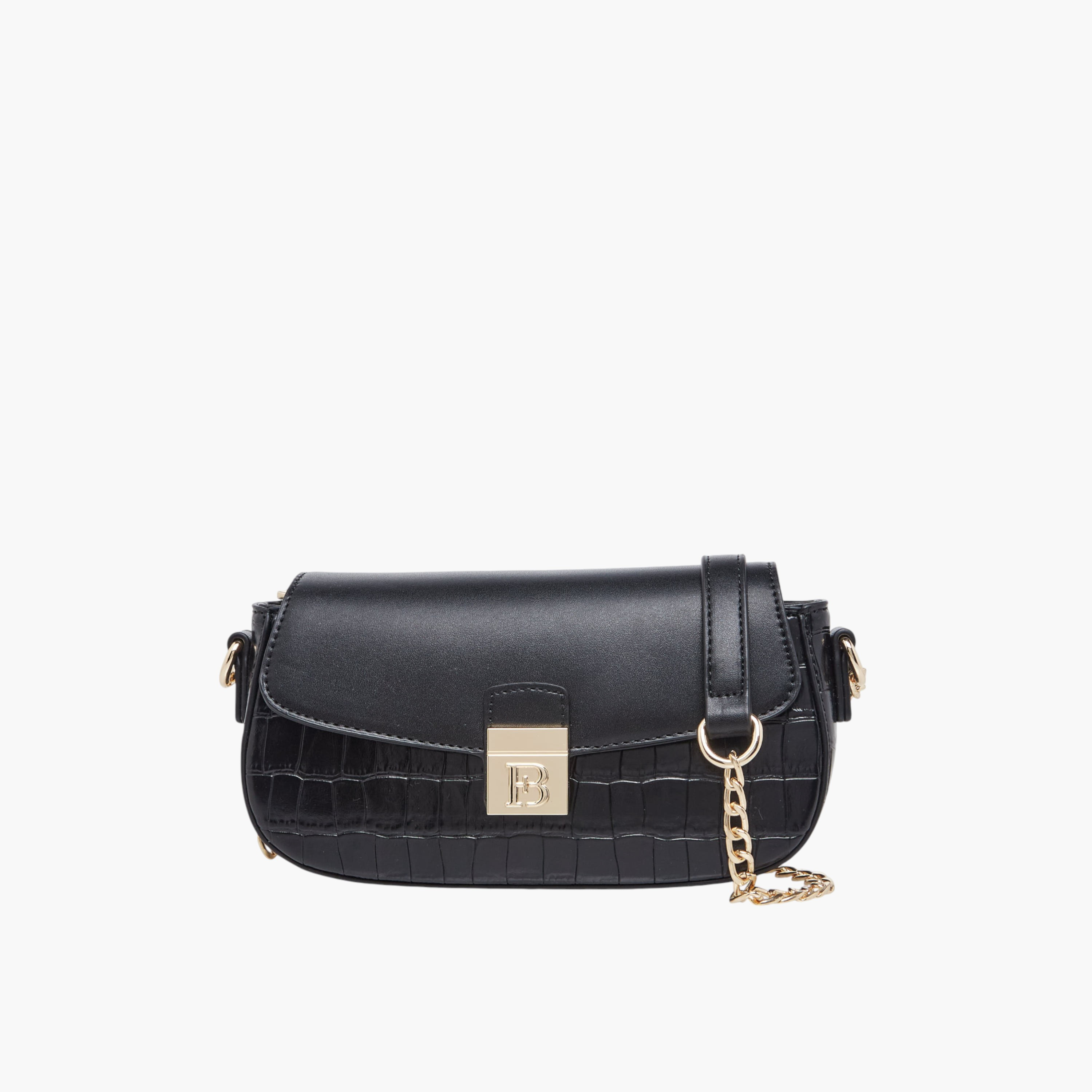 شنطة كروس بودي بارزة الملمس بحزام سلسلة من فلورا بيلا-women-bagsandwallets-handbags-image-1