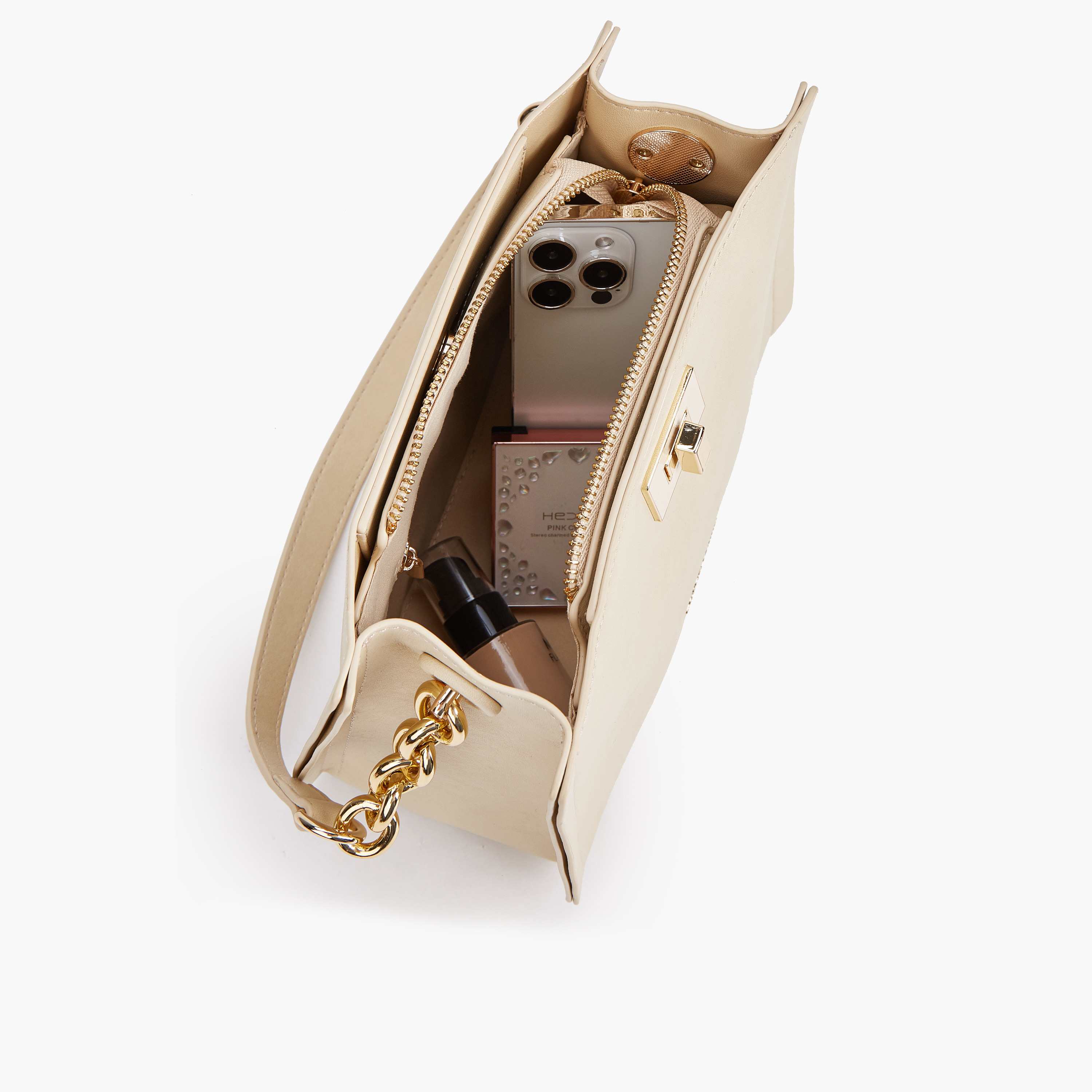 Flora Bella Solid Shoulder Bag with Zip Closure-women-bagsandwallets-handbags-image-7