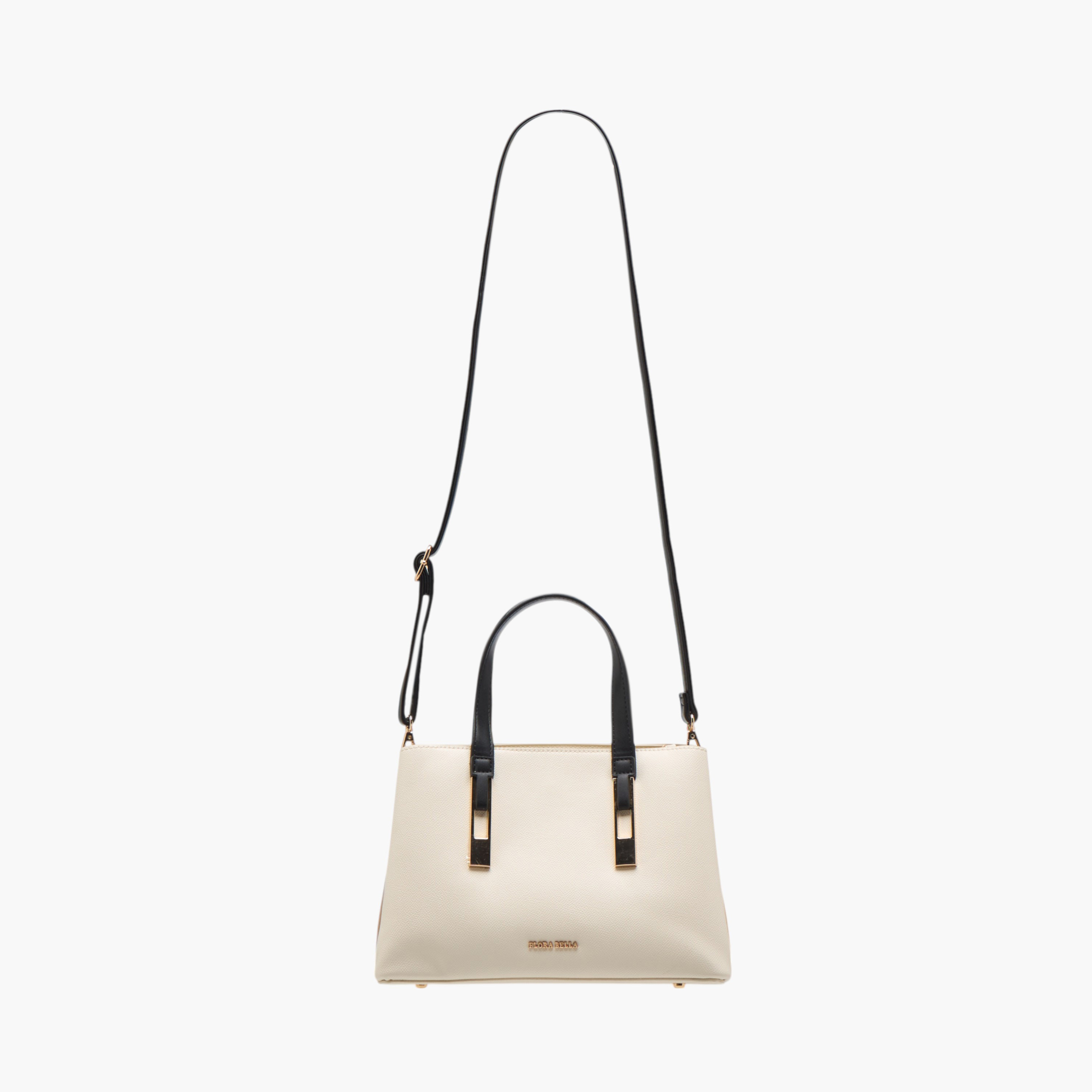 Flora Bella Solid Tote Bag with Double Handles and Detachable Strap-women-bagsandwallets-handbags-image-4