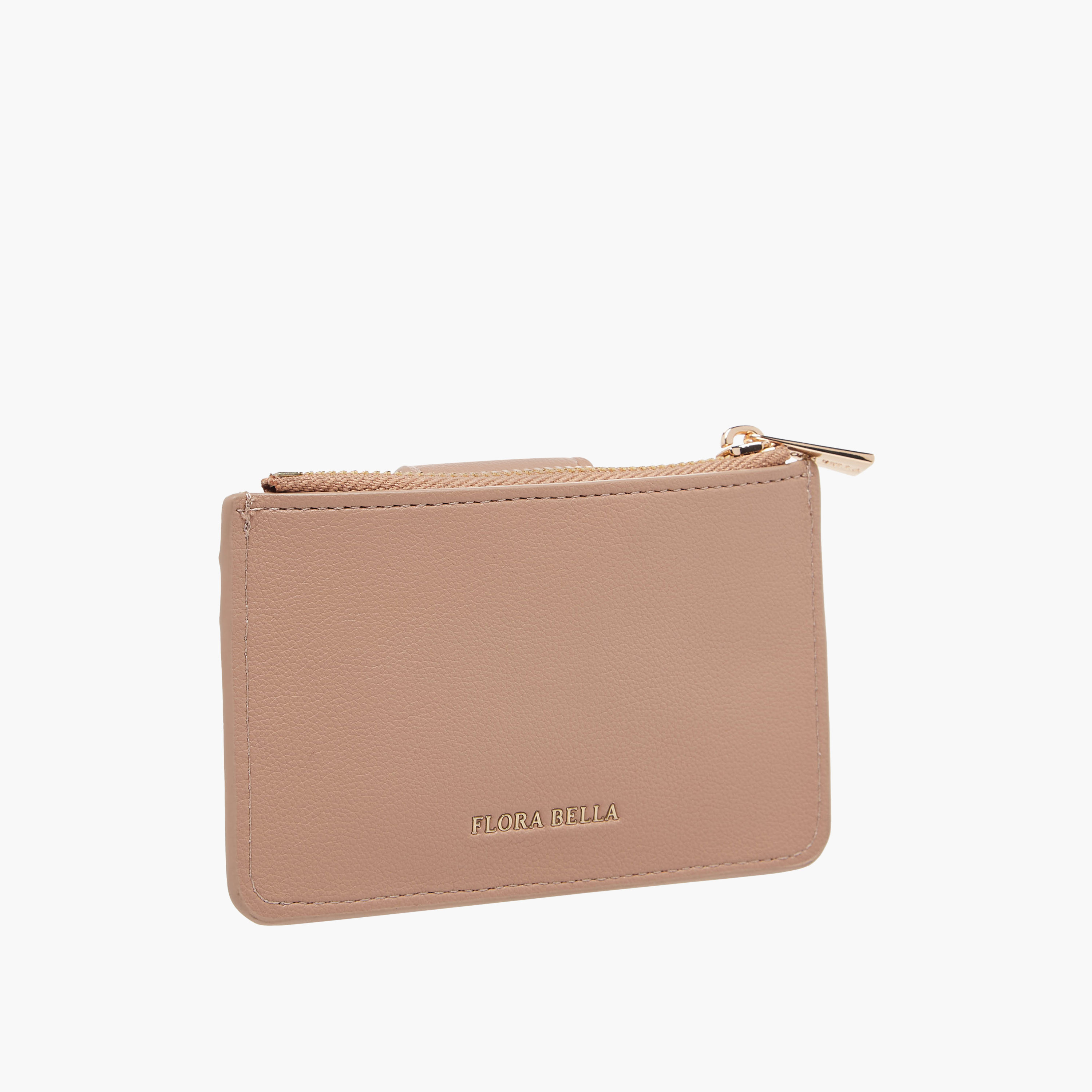 حامل بطاقات سادة بزر إغلاق كبس من فلورا بيلا-women-bagsandwallets-wallets-image-2
