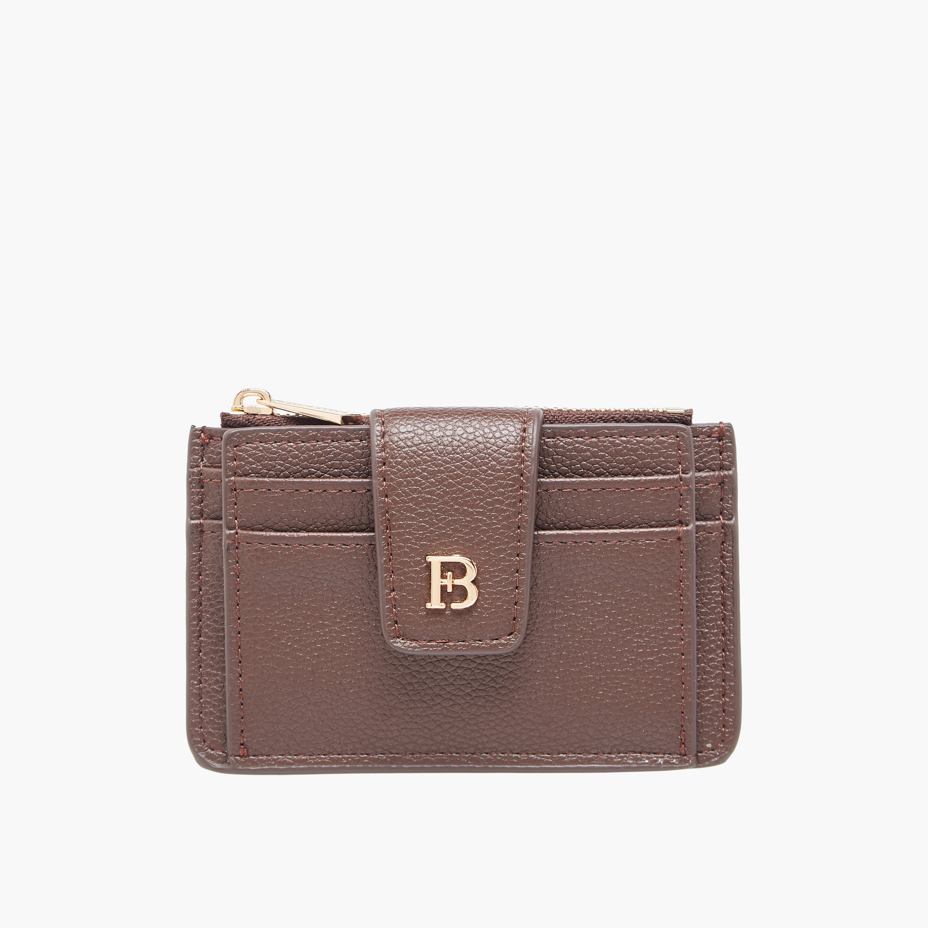 Flora Bella Textured Card Holder with Button Closure-women-bagsandwallets-wallets-image-1