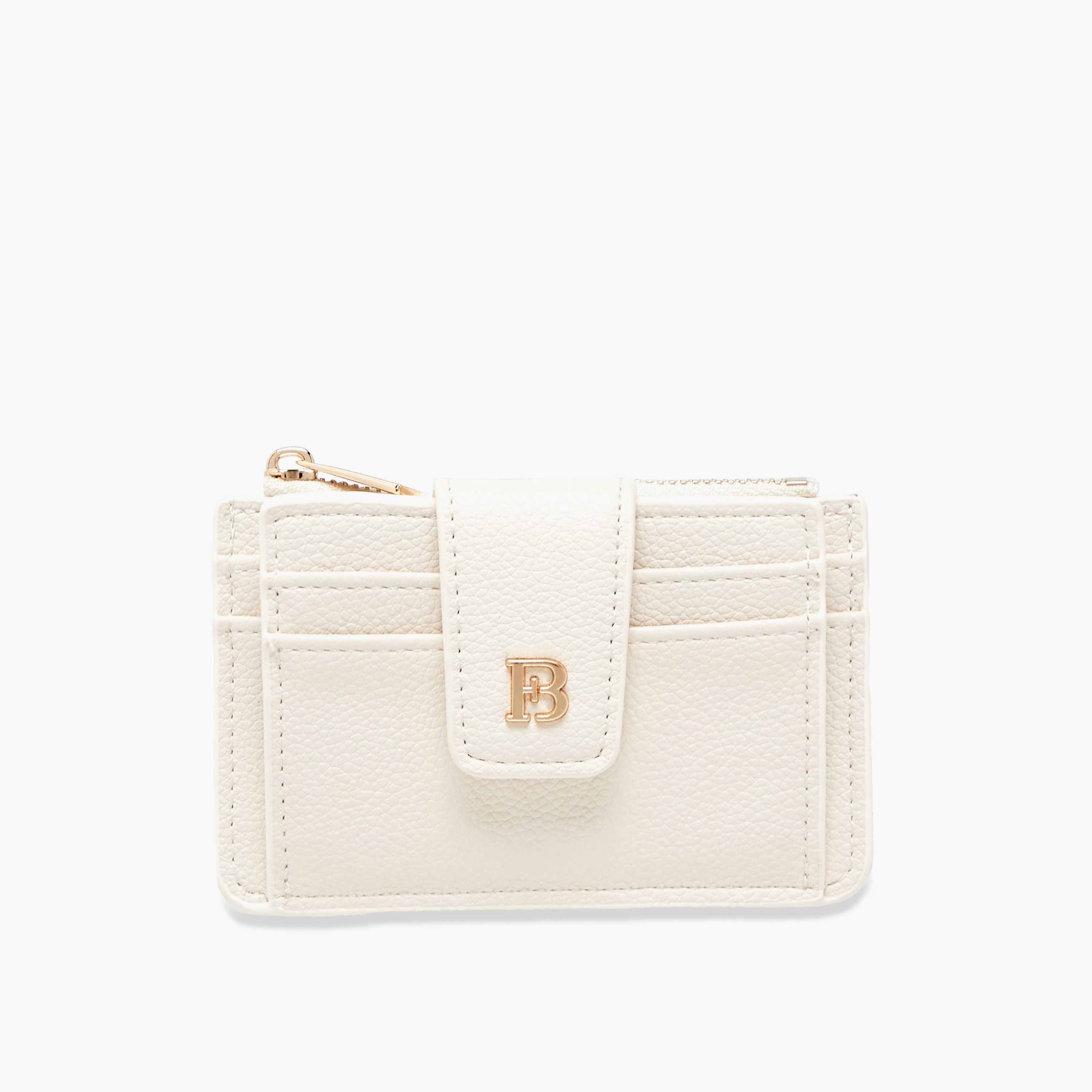 حامل بطاقات بارز الملمس بزر إغلاق من فلورا بيلا-women-bagsandwallets-wallets-image-1