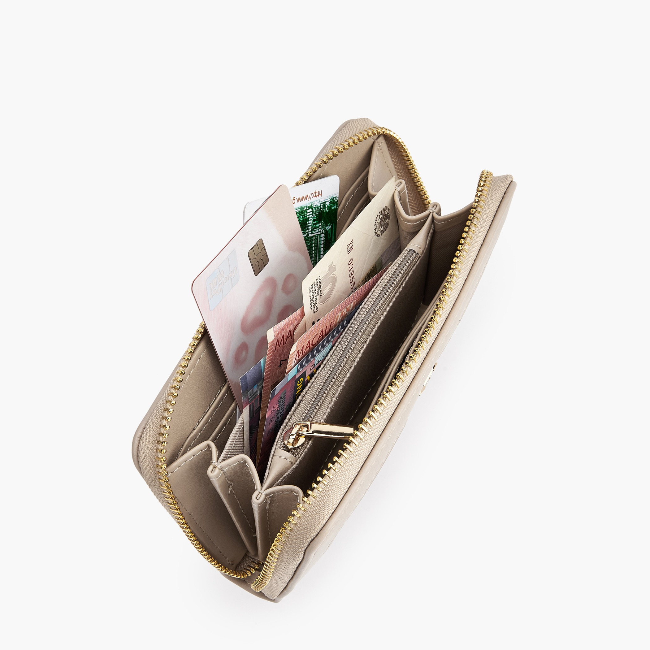 محفظة بسحاب دائري وطبعات مونوجرام من فلورا بيلا-women-bagsandwallets-wallets-image-7