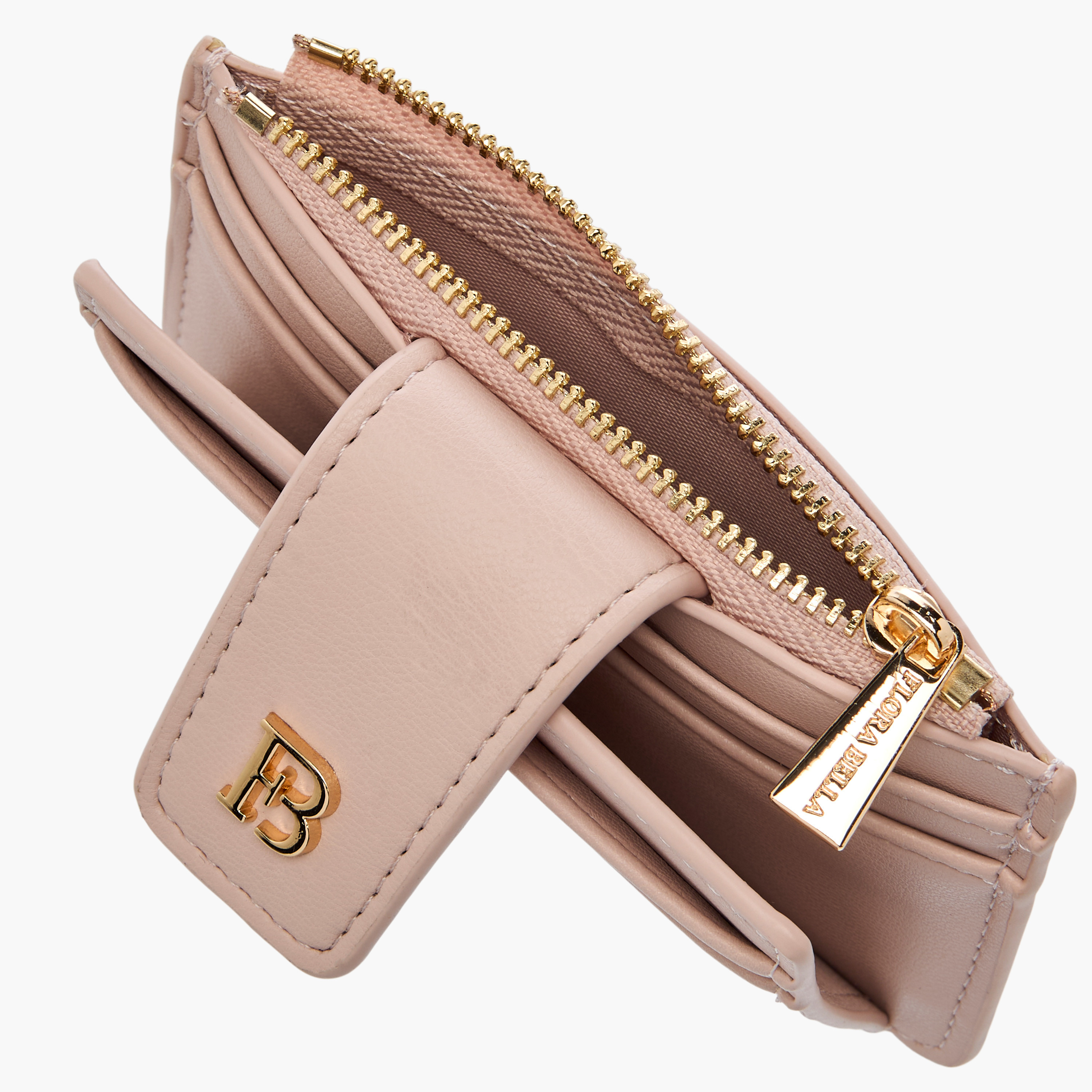 حامل بطاقات سادة بسحاب إغلاق من فلورا بيلا-women-bagsandwallets-wallets-image-5