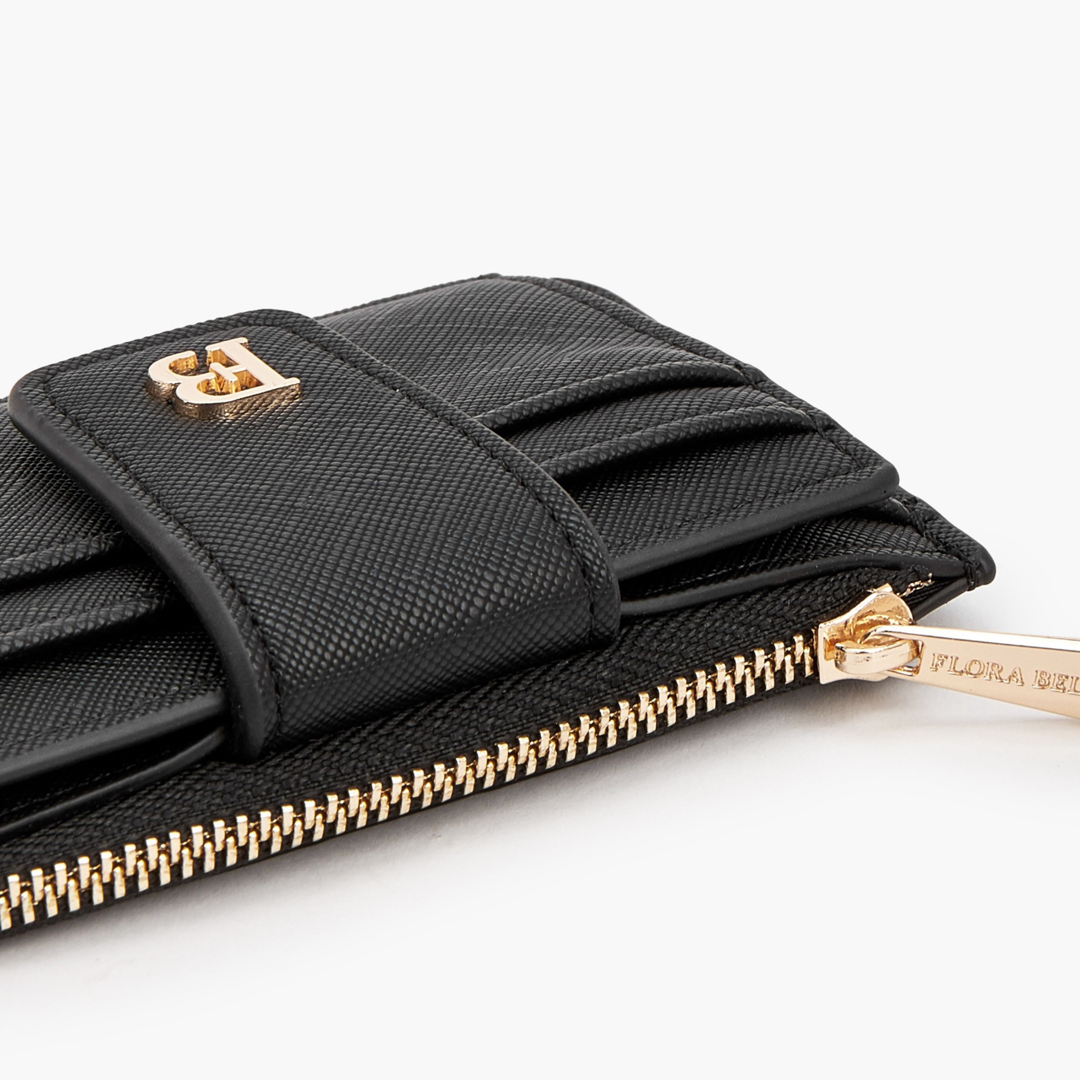 حافظة بطاقات سادة بجيب بسحّاب من فلورا بيلا-women-bagsandwallets-wallets-image-5
