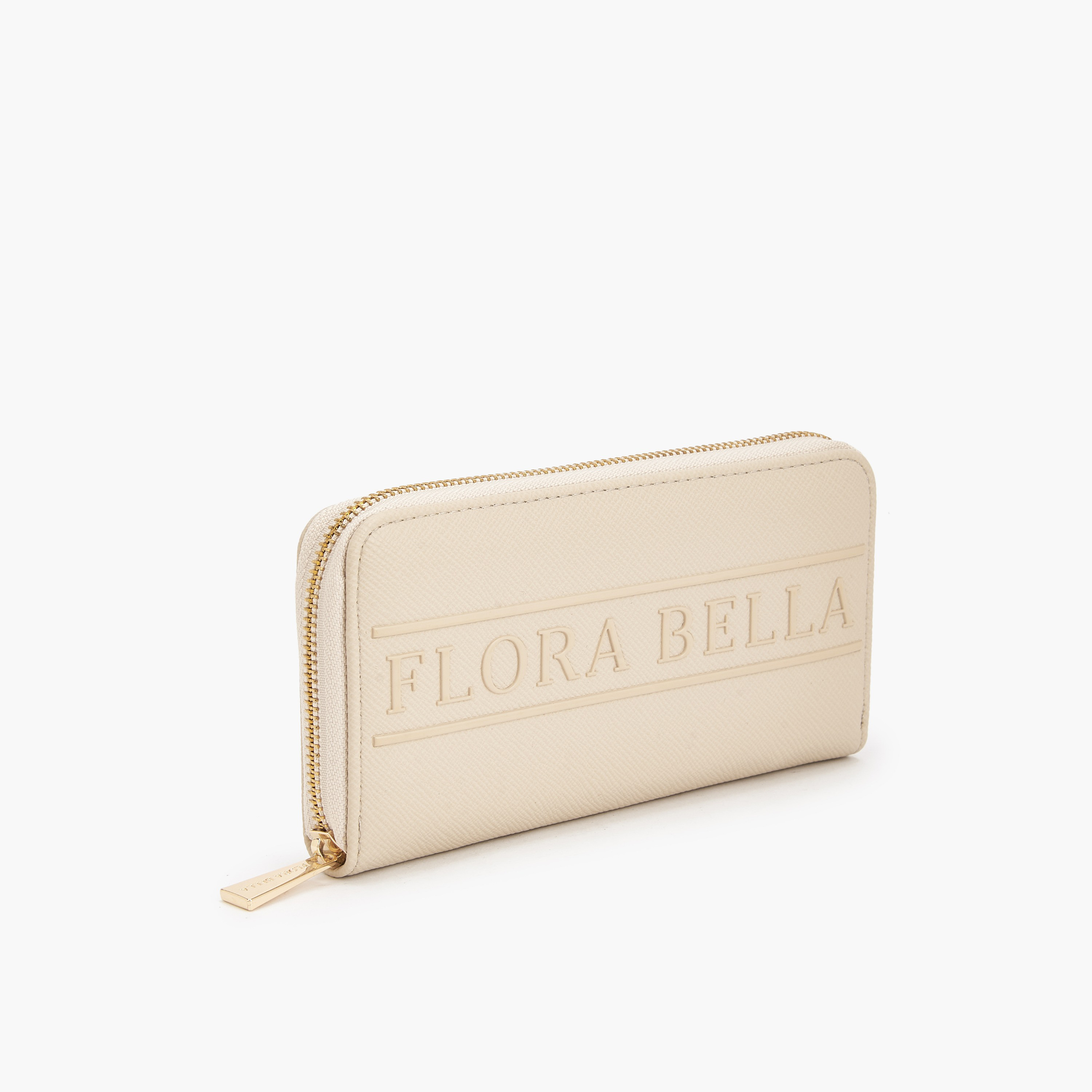 Flora Bella Logo Textured Zip Around Wallet-women-bagsandwallets-wallets-image-5