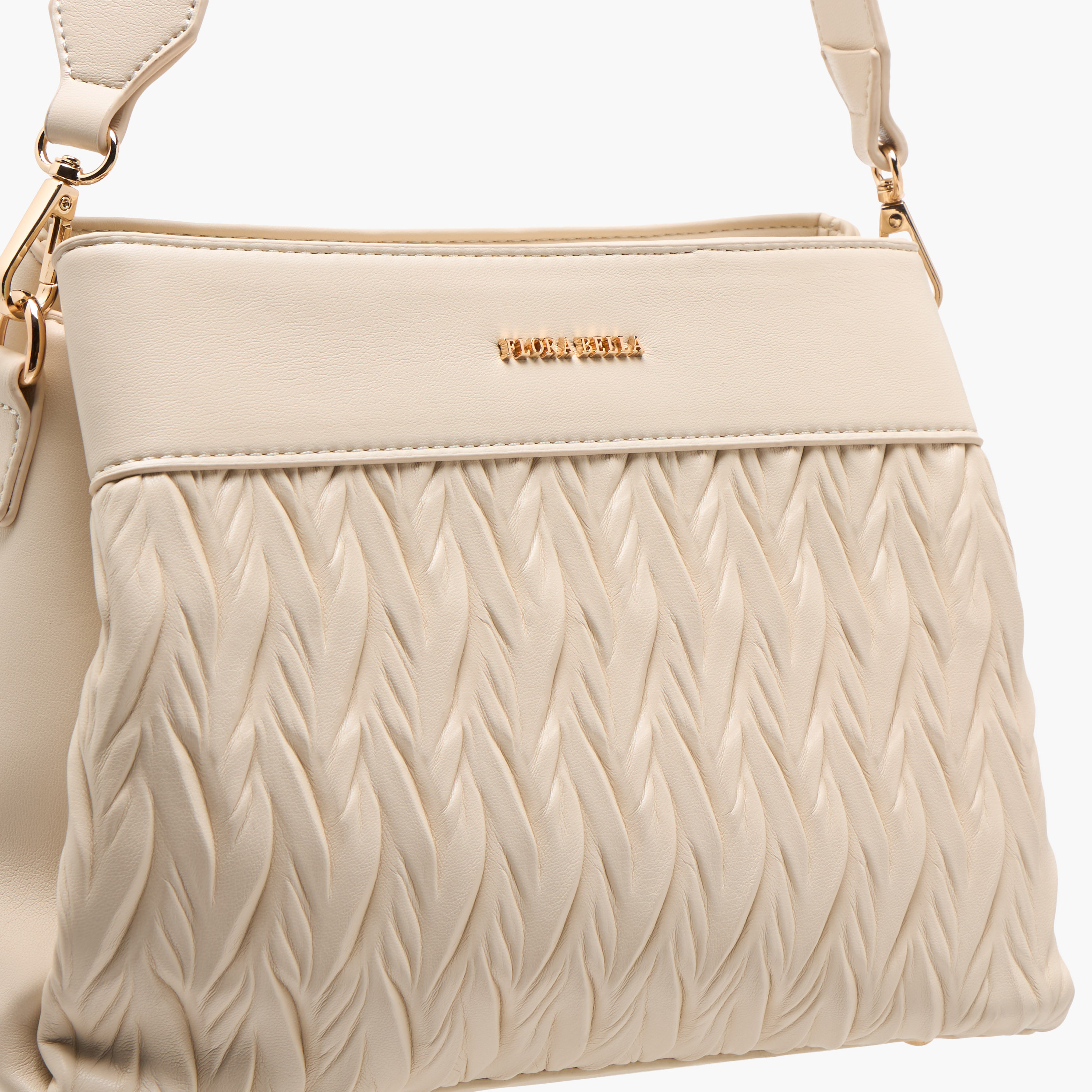Flora Bella Textured Crossbody Bag with Detachable Shoulder Strap-women-bagsandwallets-handbags-image-5