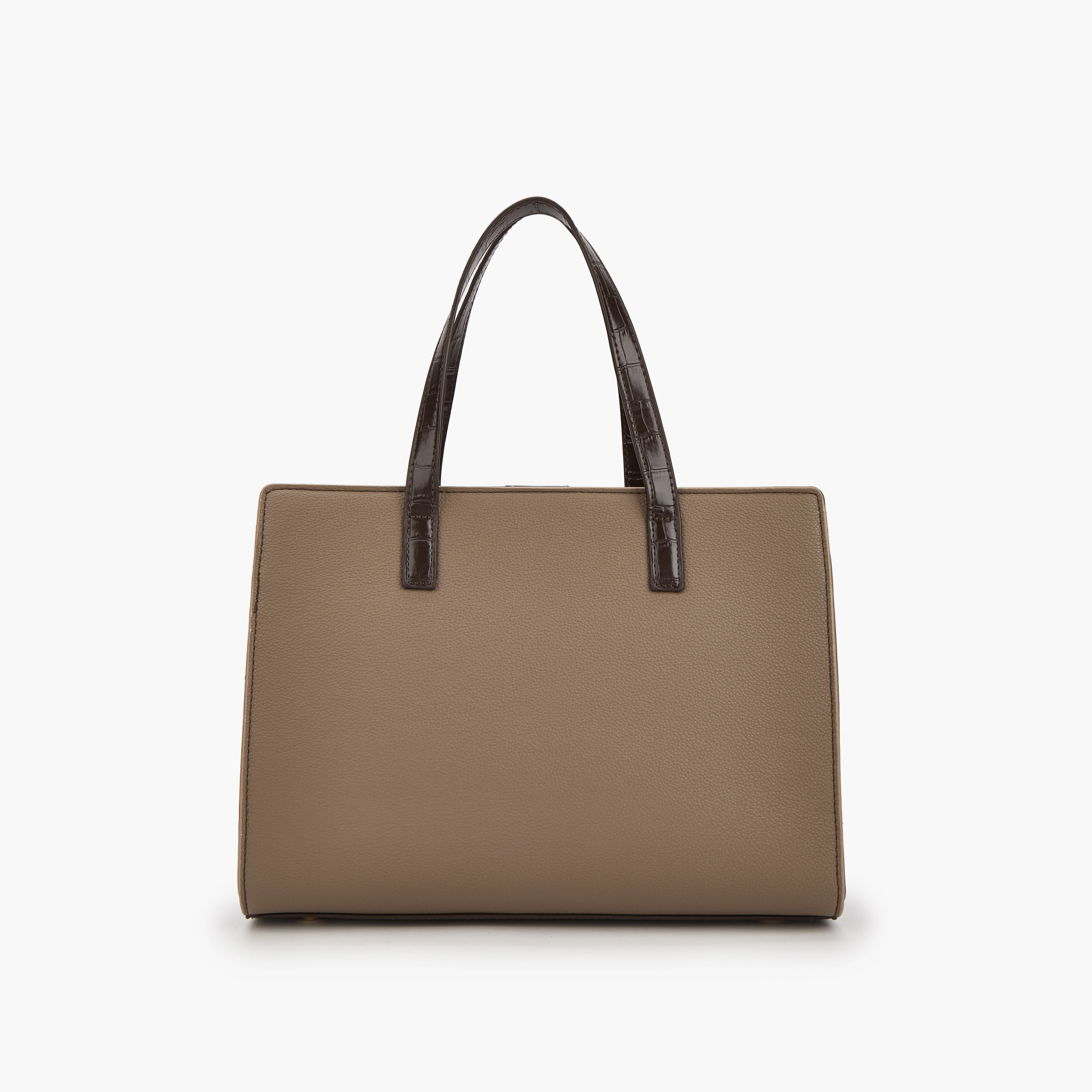 Flora Bella Textured Tote Bag with Zip Closure-women-bagsandwallets-handbags-image-2
