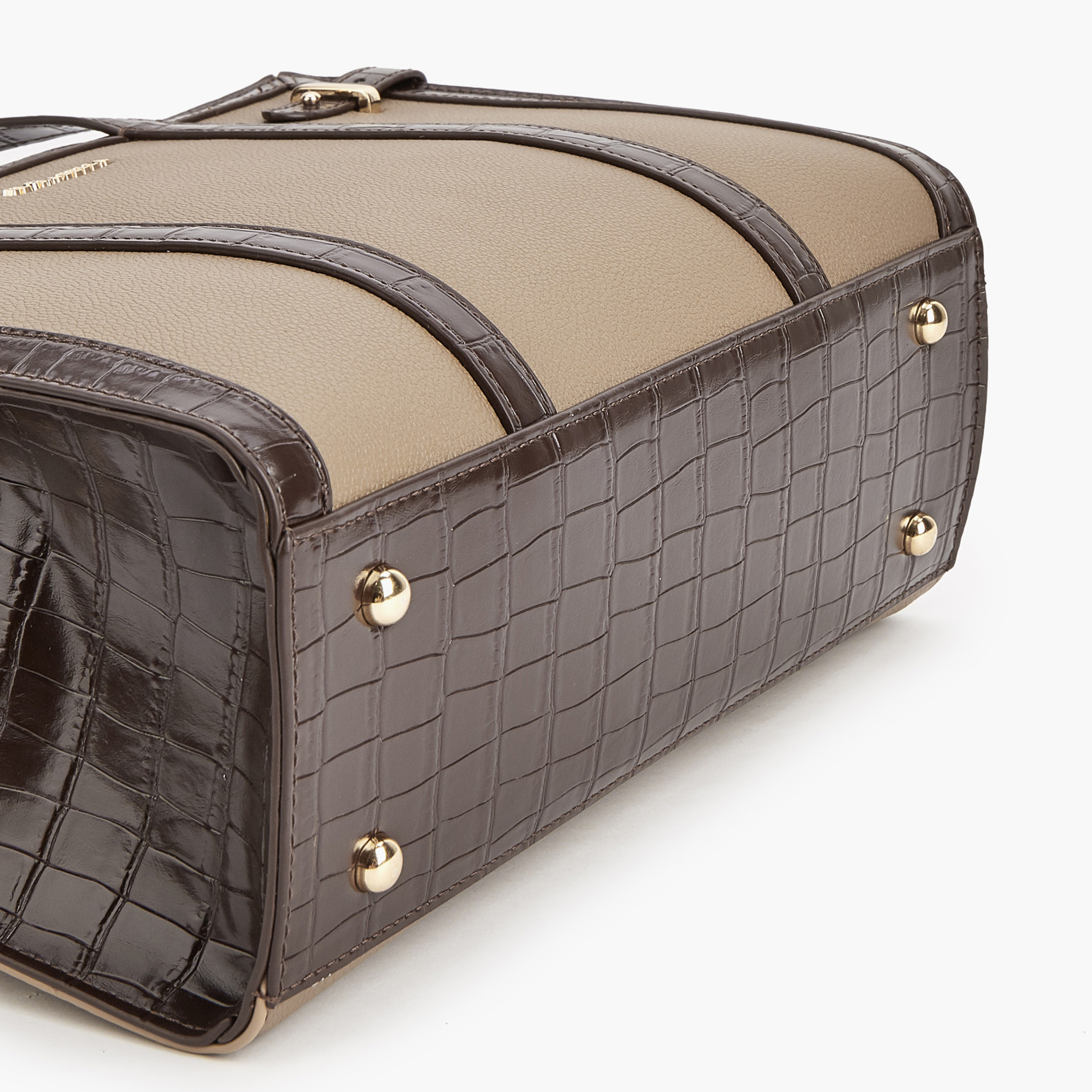 Flora Bella Textured Tote Bag with Zip Closure-women-bagsandwallets-handbags-image-6
