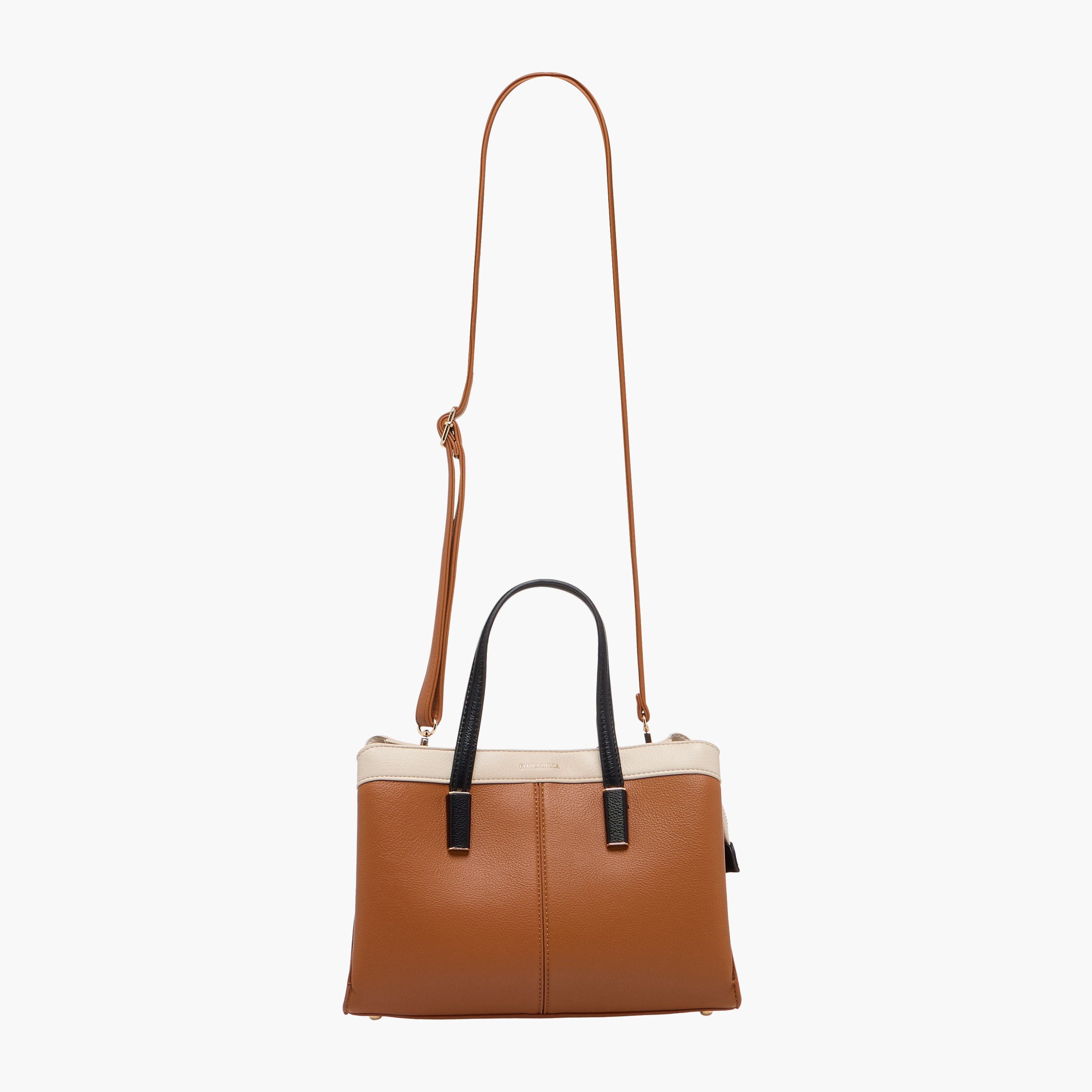 شنطة توت بألواح وبحزام قابل للفصل وسحّاب إغلاق من فلورا بيلا-women-bagsandwallets-handbags-image-3
