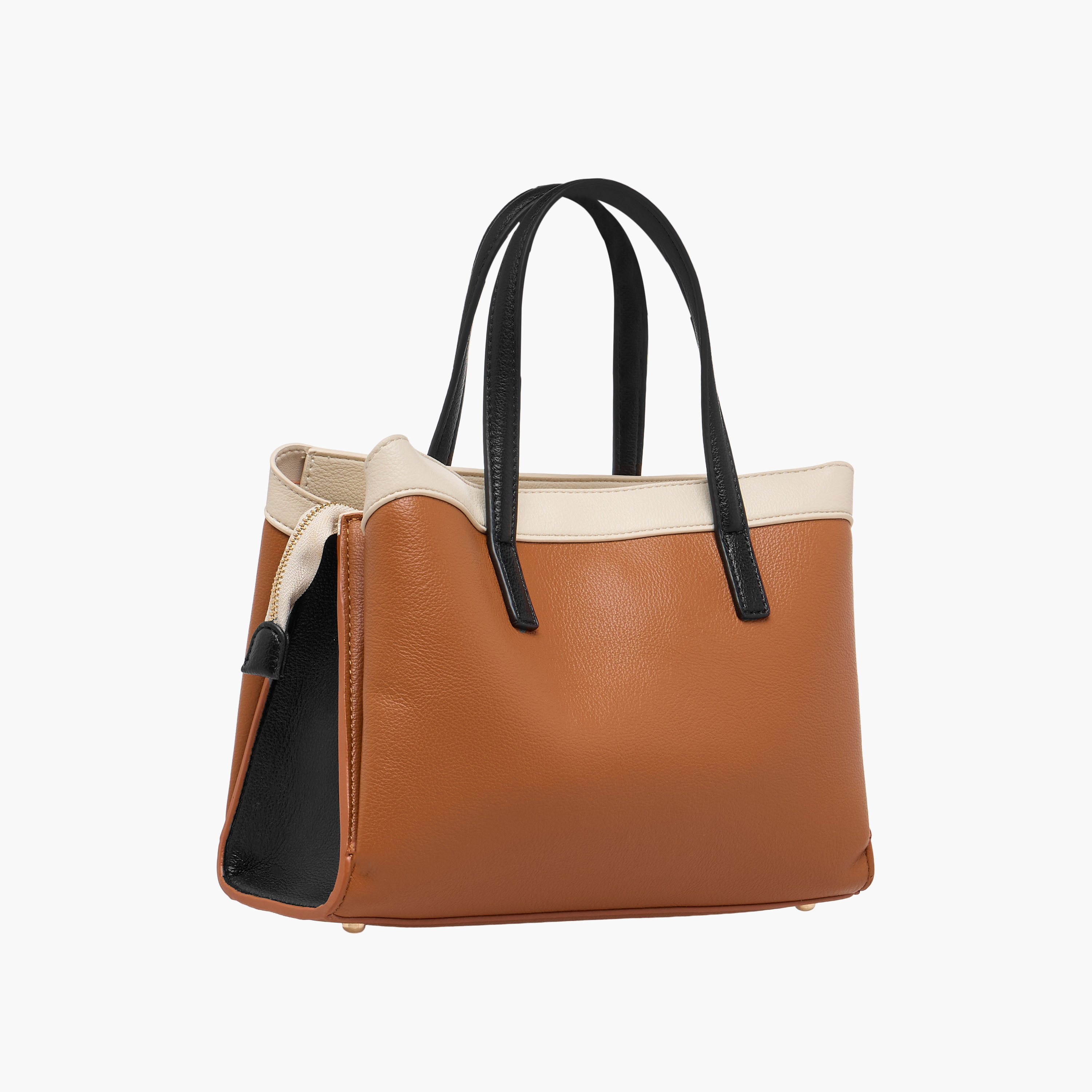 شنطة توت بألواح وبحزام قابل للفصل وسحّاب إغلاق من فلورا بيلا-women-bagsandwallets-handbags-image-4