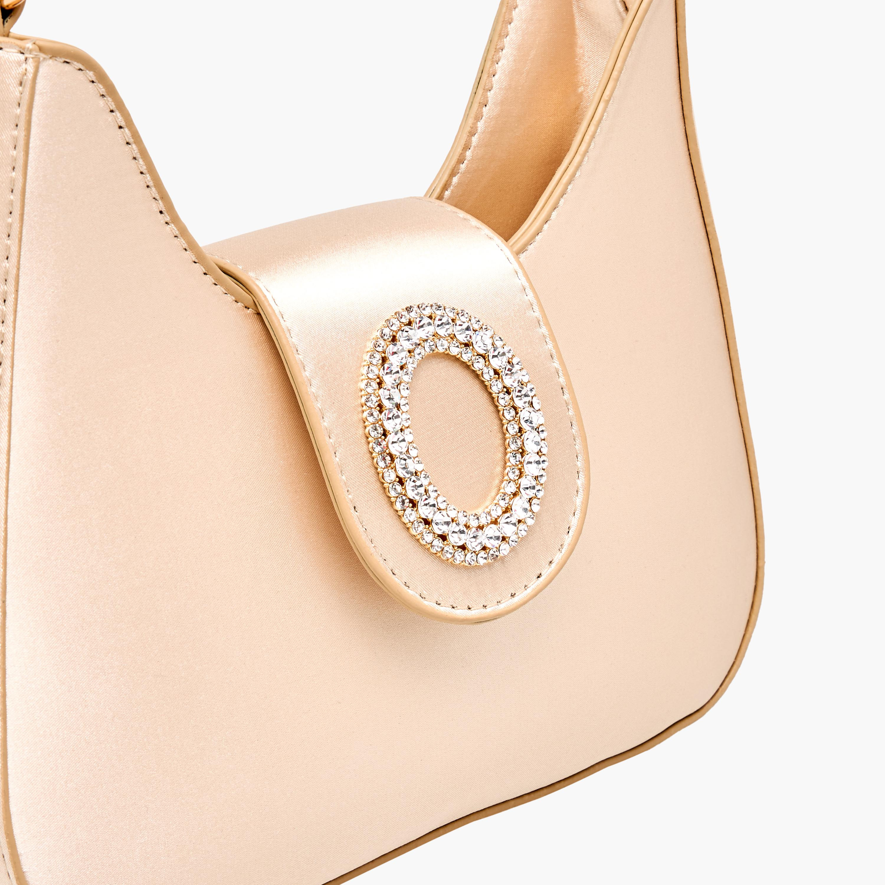 شنطة كتف بارزة الملمس بزر إغلاق مزين من فلورا بيلا-women-bagsandwallets-handbags-image-6