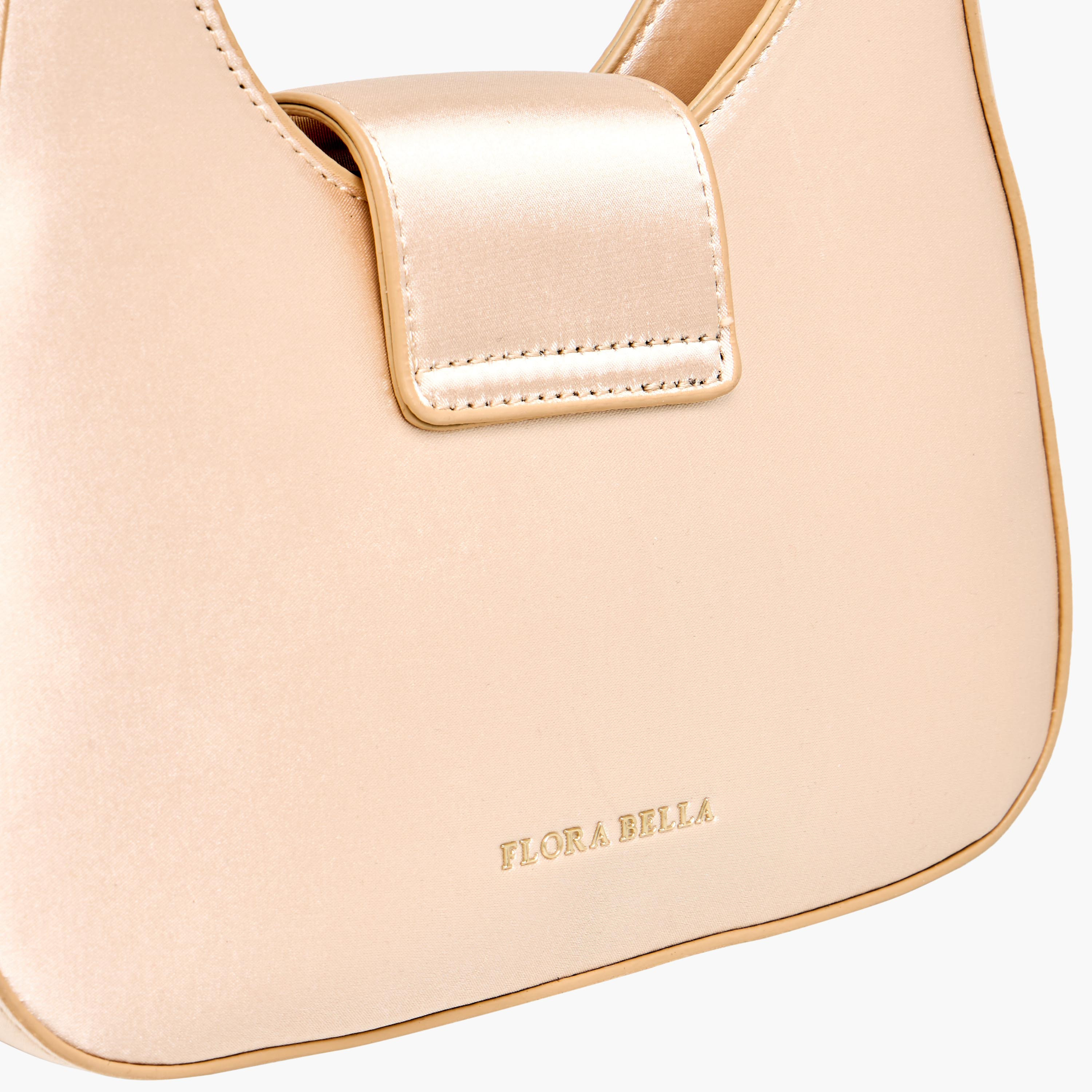 Flora Bella Textured Shoulder Bag with Embellished Button Closure-women-bagsandwallets-handbags-image-7