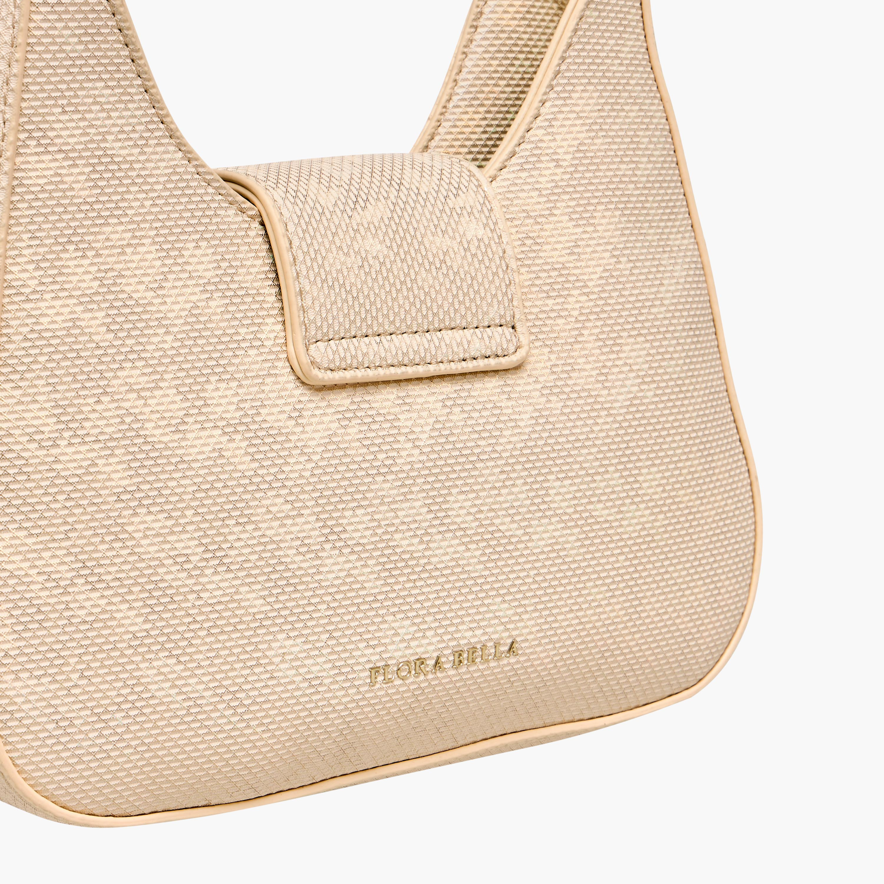 شنطة كتف بارزة الملمس بزر إغلاق مزين من فلورا بيلا-women-bagsandwallets-handbags-image-7
