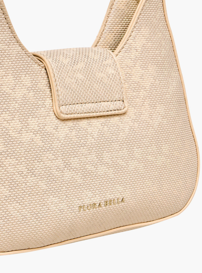 شنطة كتف بارزة الملمس بزر إغلاق مزين من فلورا بيلا-women-bagsandwallets-handbags-image-7