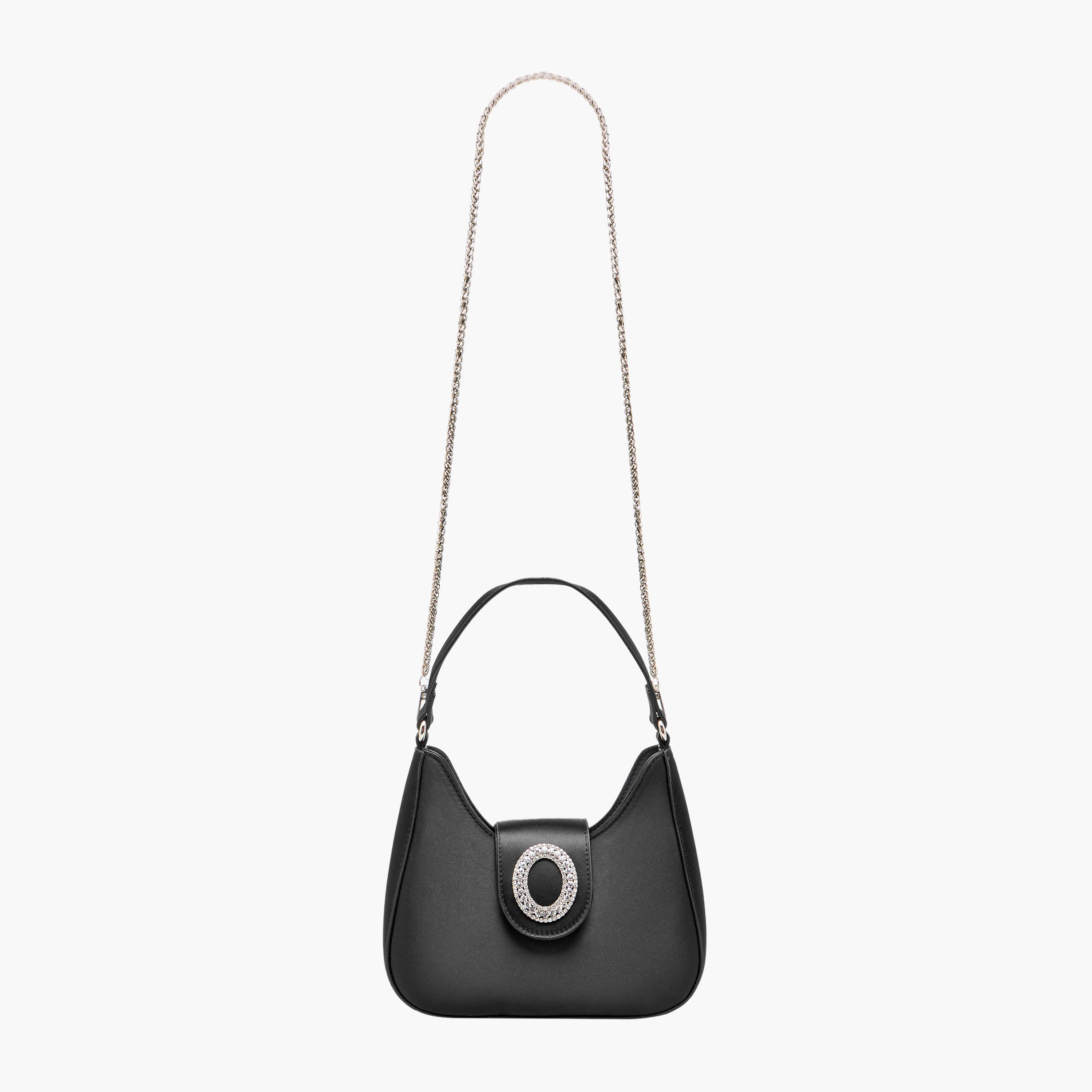 Flora Bella Textured Shoulder Bag with Embellished Button Closure-women-bagsandwallets-handbags-image-4