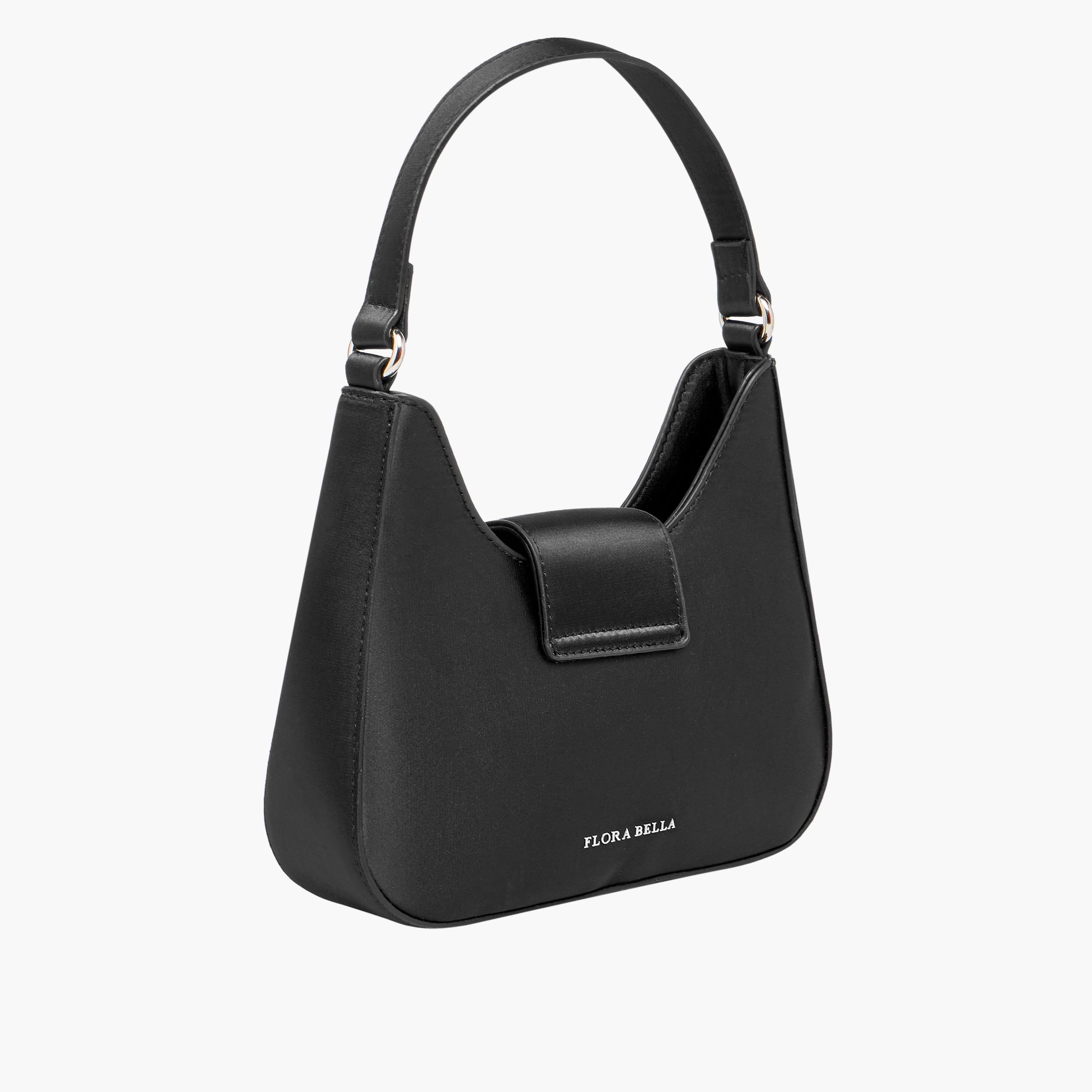 Flora Bella Textured Shoulder Bag with Embellished Button Closure-women-bagsandwallets-handbags-image-5
