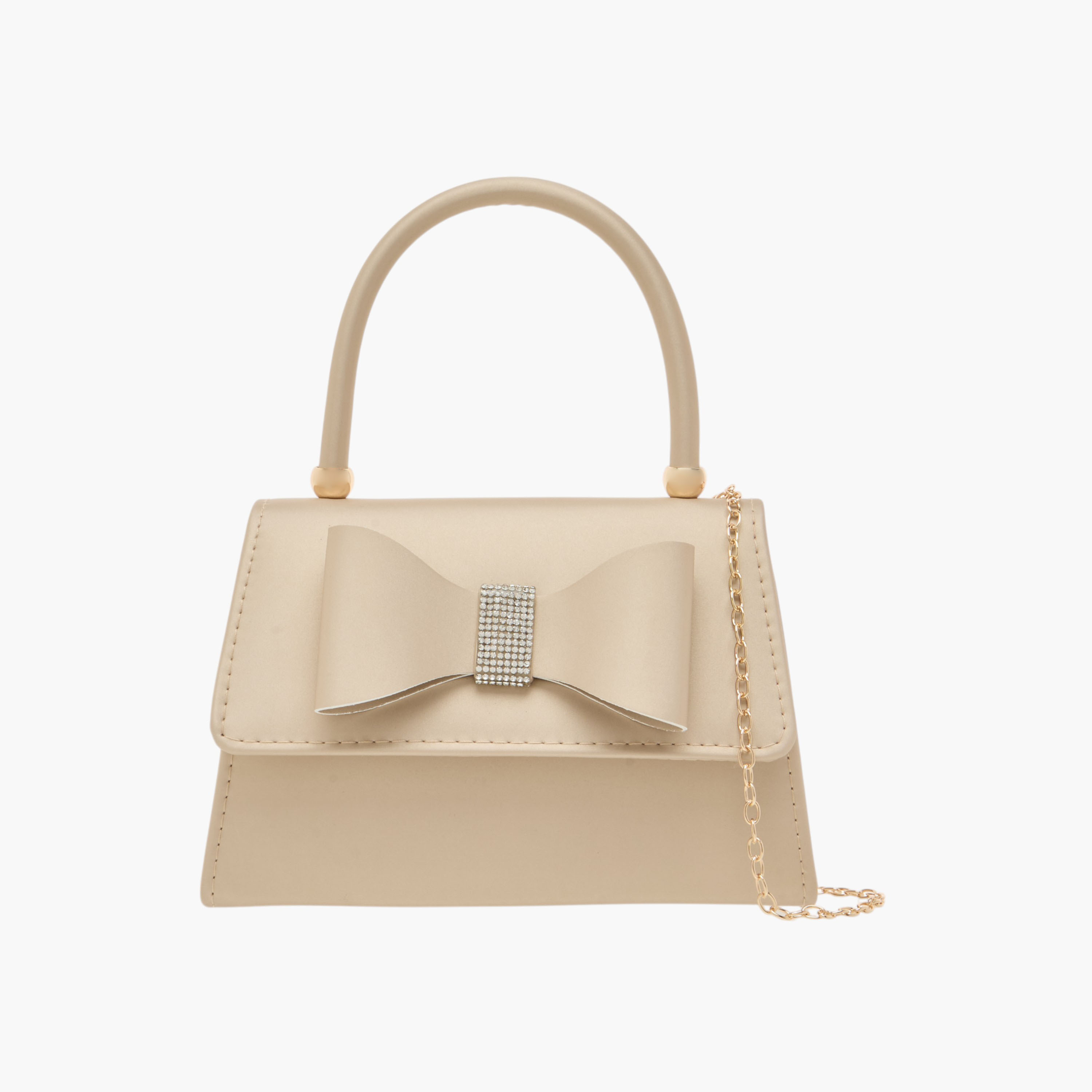 Flora Bella Bow Detail Satchel Bag with Magnetic Closure-women-bagsandwallets-handbags-image-1