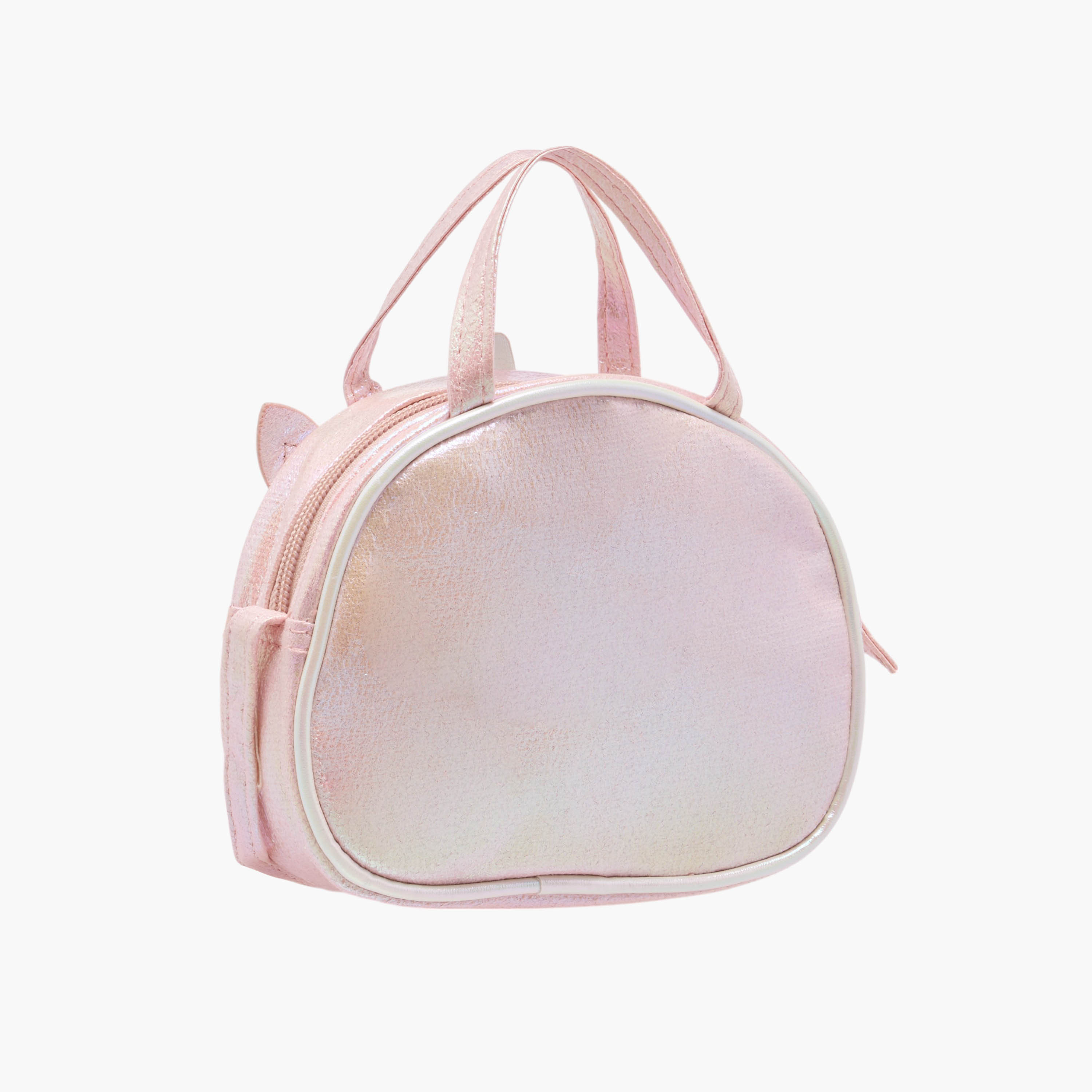 شنطة بتزيينات يونيكورن وحبل وسحاب إغلاق من فلورا بيلا-girls-accessories-bags-image-3