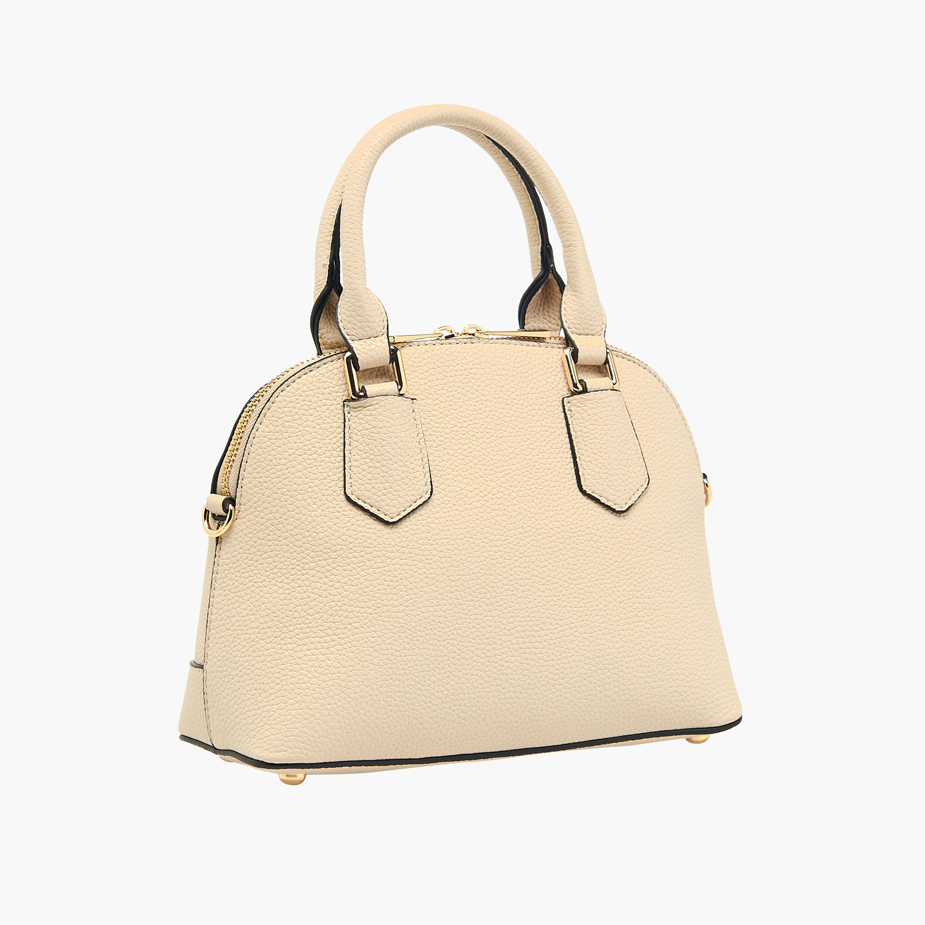 Flora Bella Solid Tote Bag with Detachable Strap and Zip Closure-women-bagsandwallets-handbags-image-5