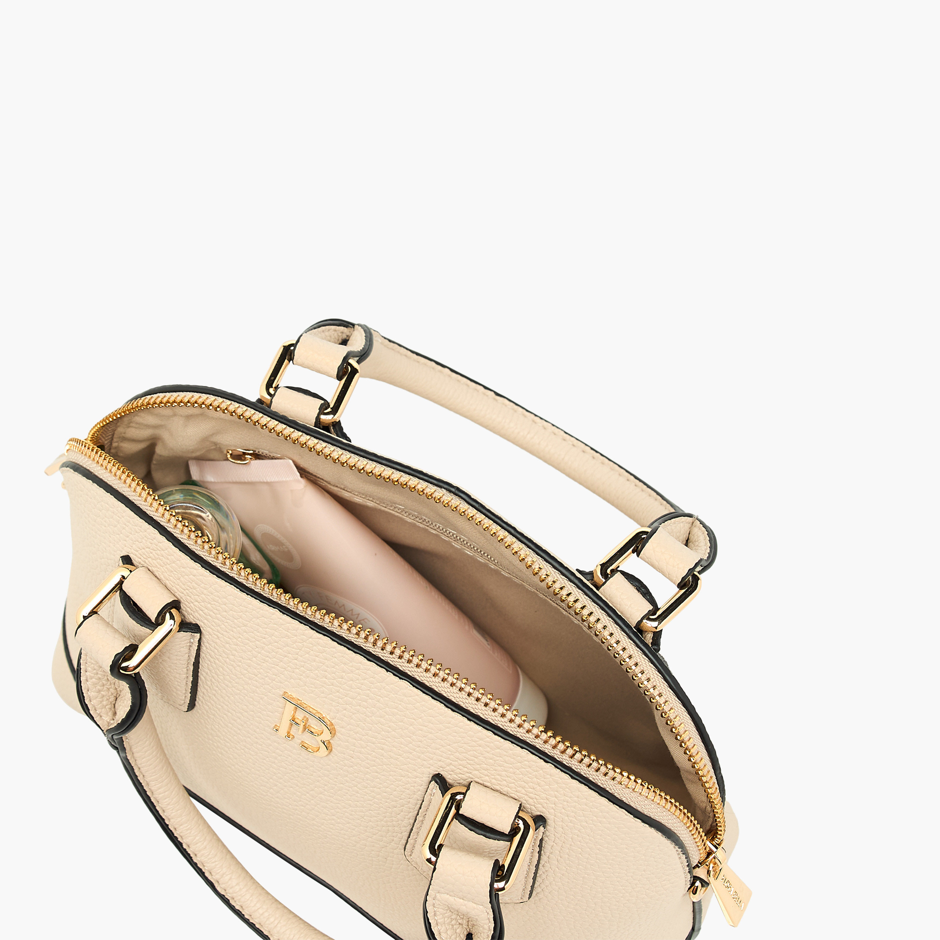 Flora Bella Solid Tote Bag with Detachable Strap and Zip Closure-women-bagsandwallets-handbags-image-10
