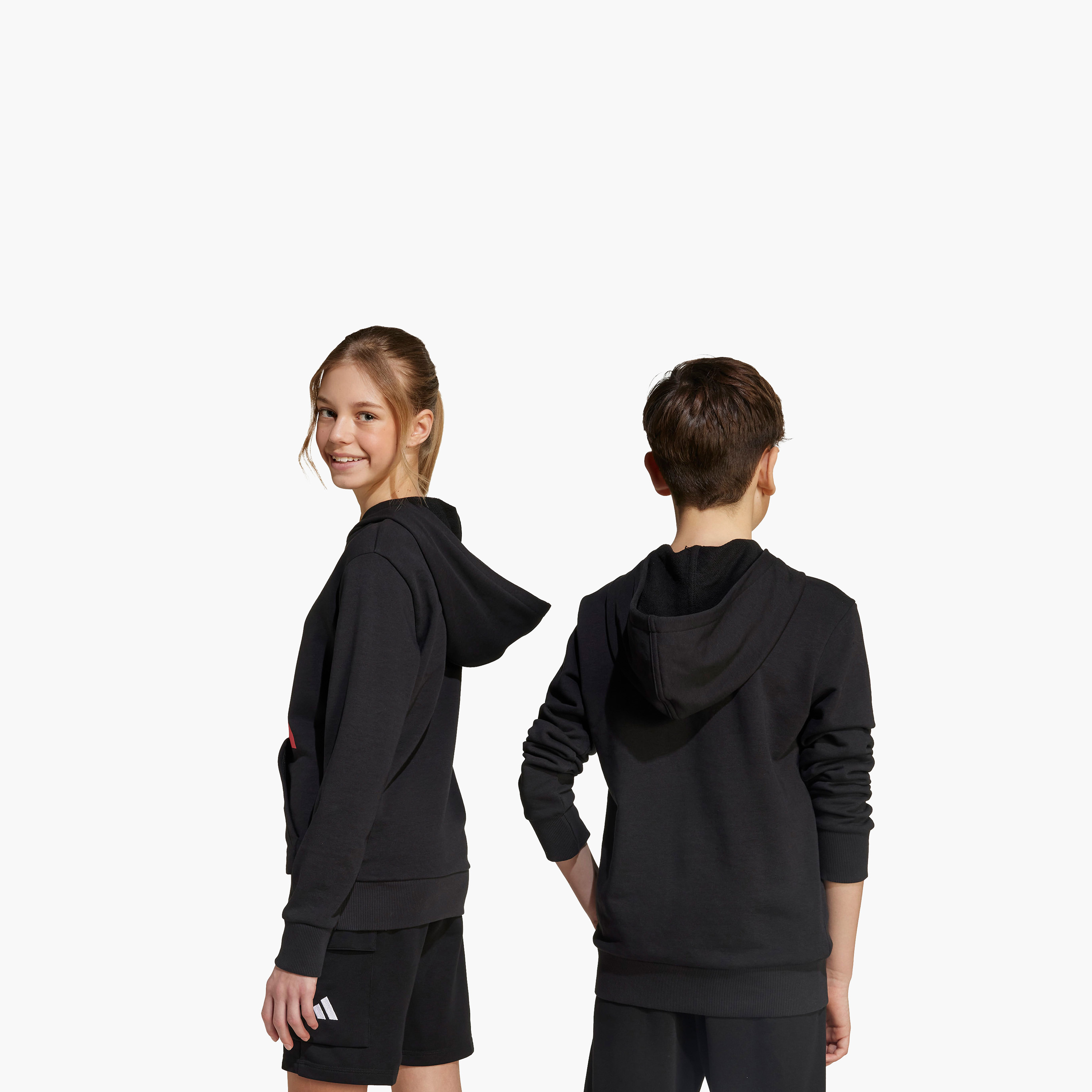 سويت شيرت بقبعة وطبعات شعار للأولاد من أديداس - أكمام طويلة-sports-boys-clothing-tops-image-5
