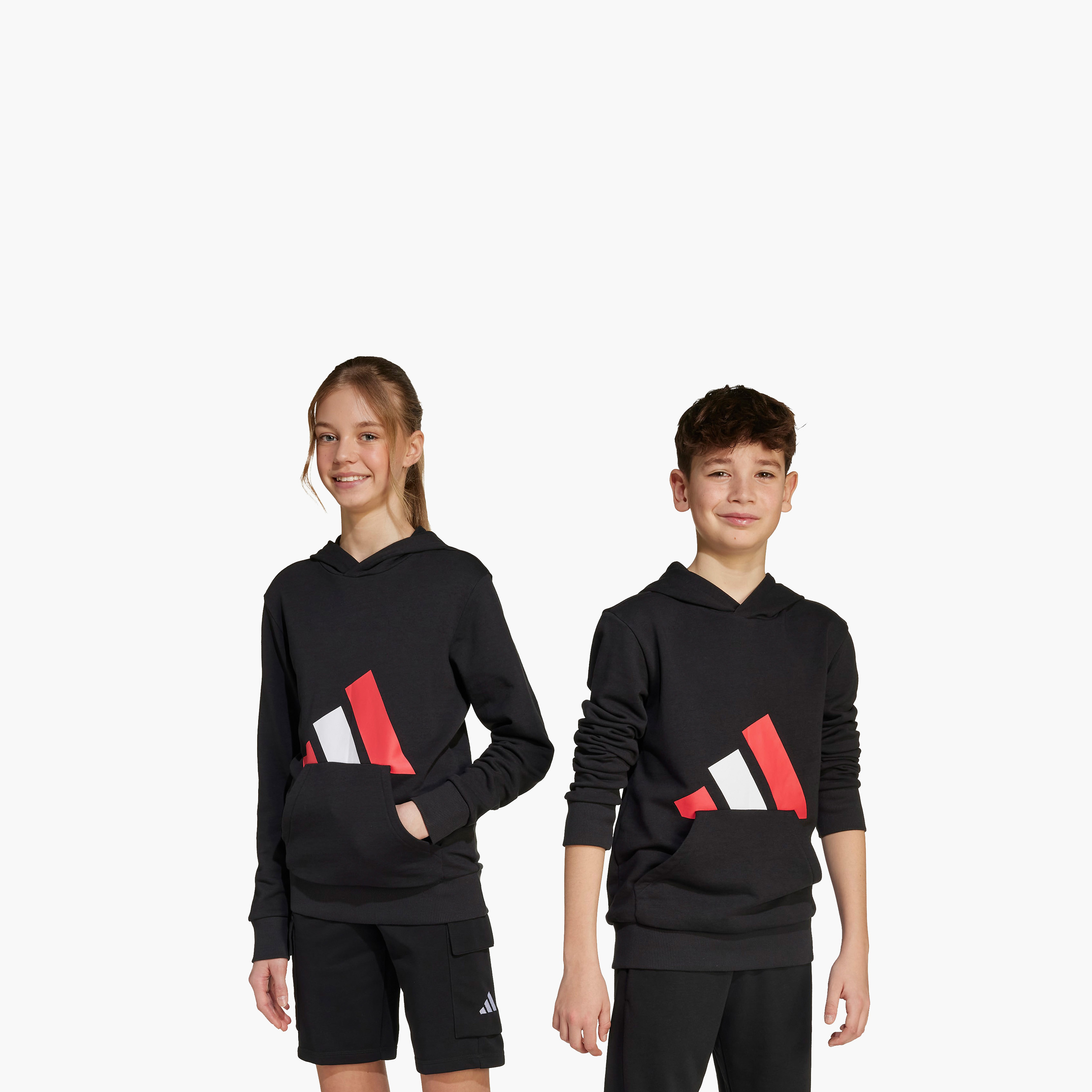 سويت شيرت بقبعة وطبعات شعار للأولاد من أديداس - أكمام طويلة-sports-boys-clothing-tops-image-6