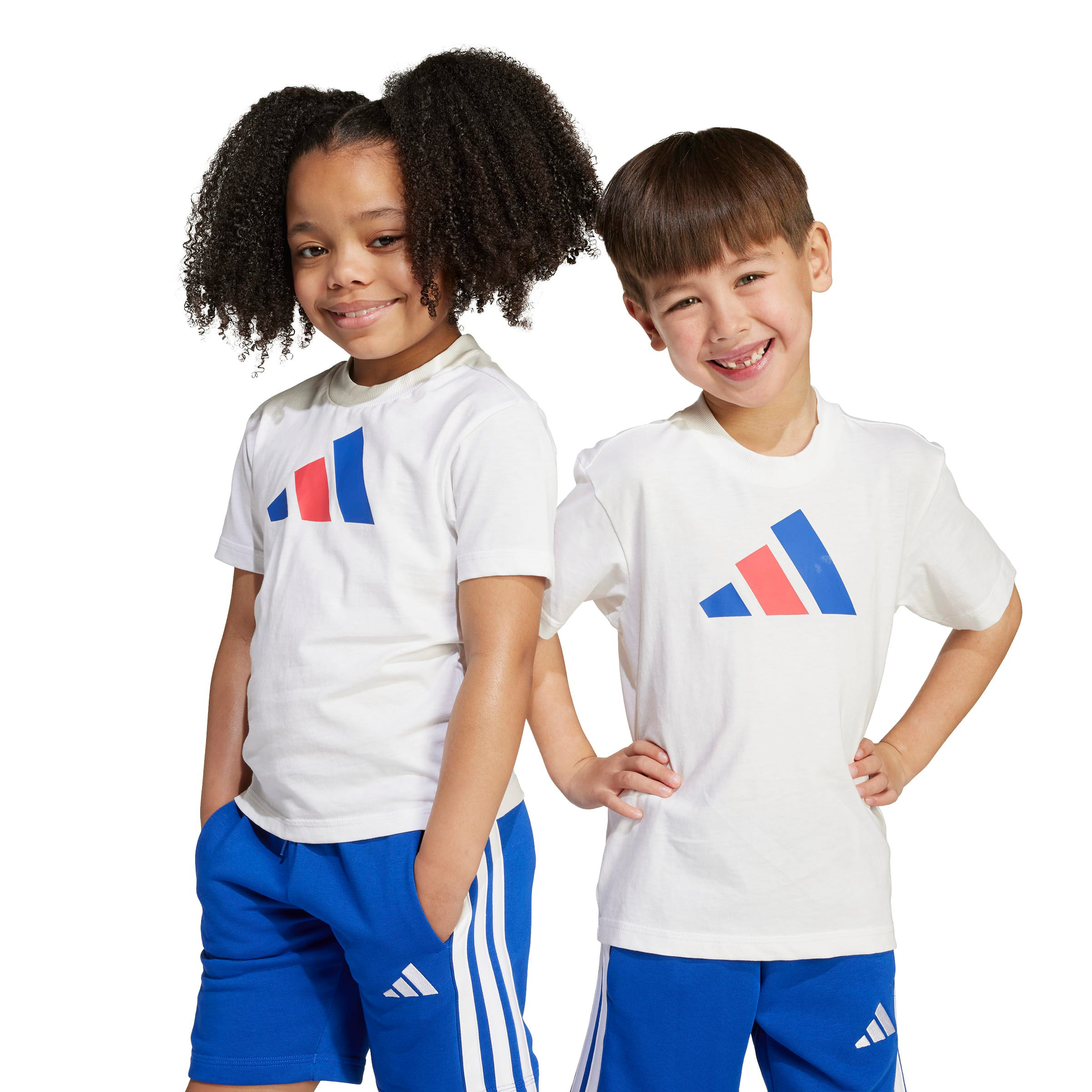 adidas Crew Neck Short Sleeves T-shirt with Logo Print-boys-clothing-sportswear-tops-image-8