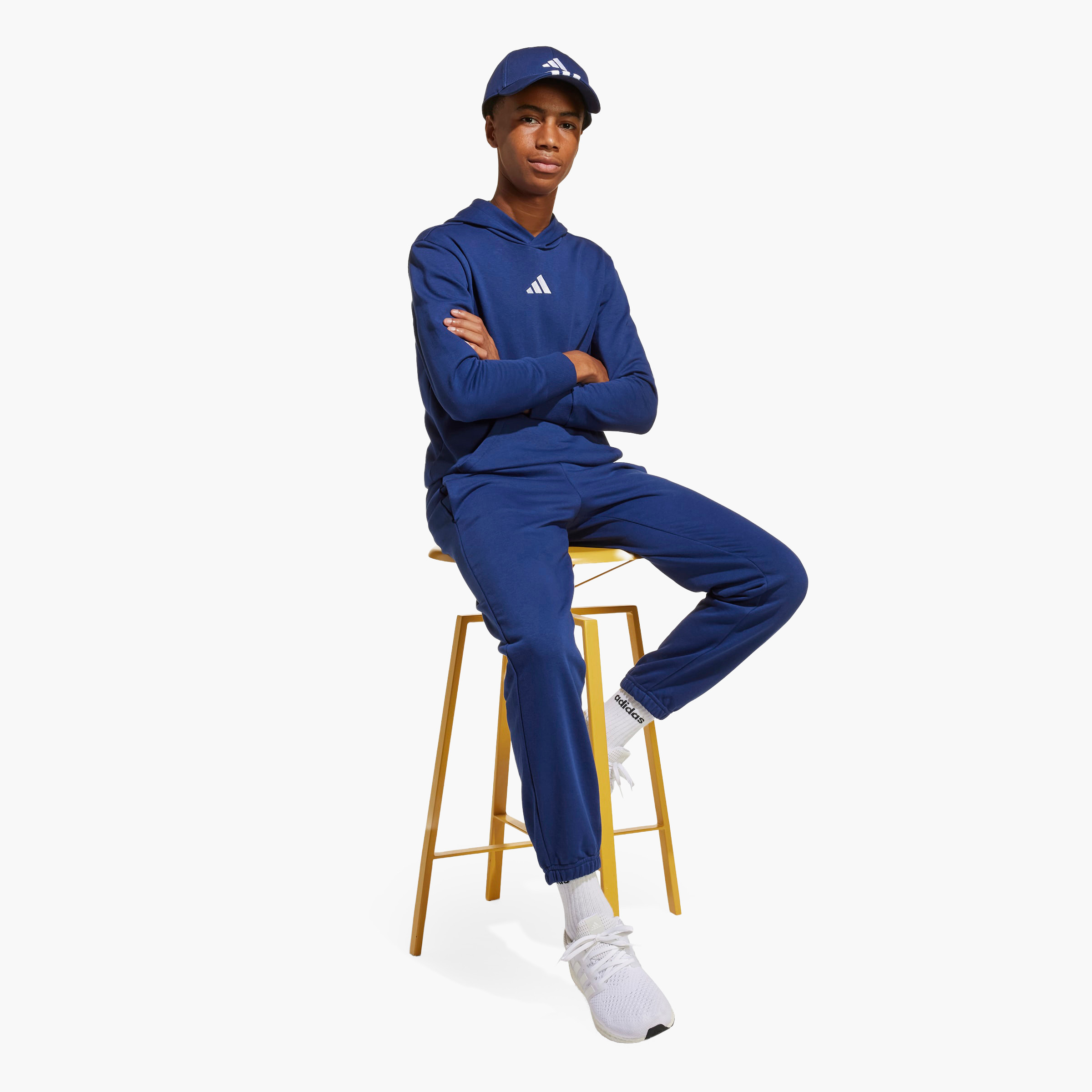 adidas Drawstring Waist Joggers with Pockets-boys-clothing-bottoms-joggersandtrackpants-image-2