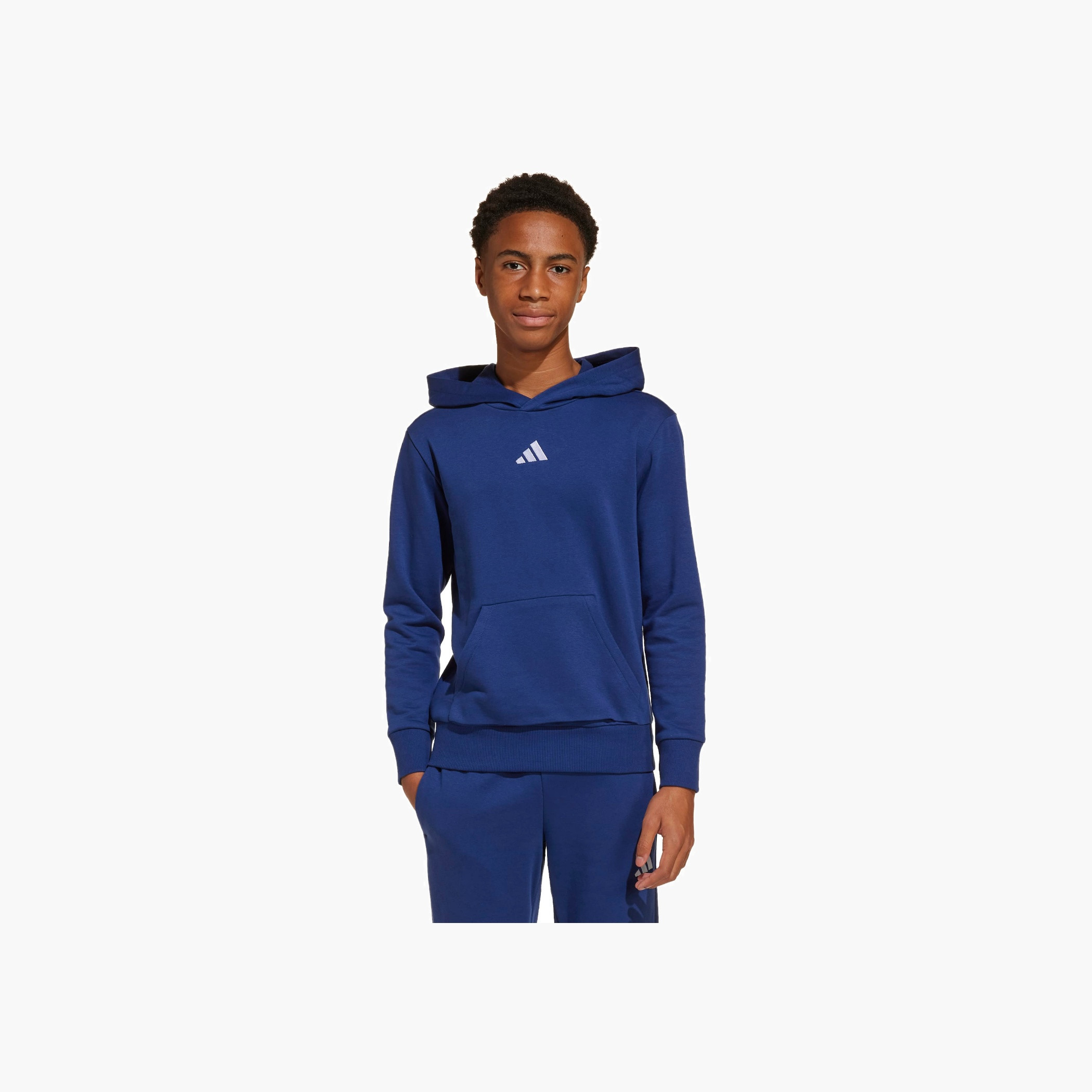 adidas Hooded Sweatshirt with Logo Print-boys-clothing-winterwear-sweatshirts-image-2