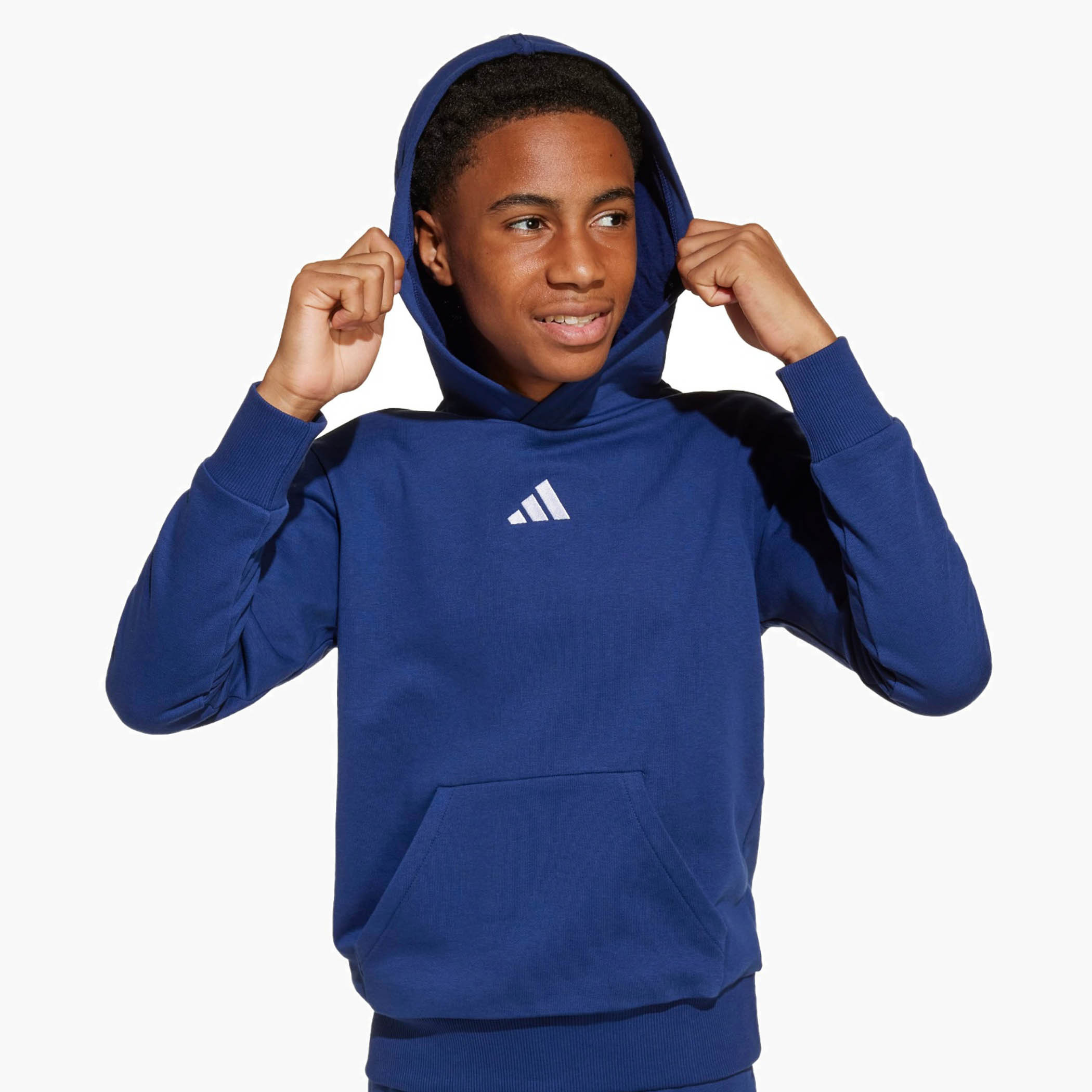 adidas Hooded Sweatshirt with Logo Print-boys-clothing-winterwear-sweatshirts-image-4