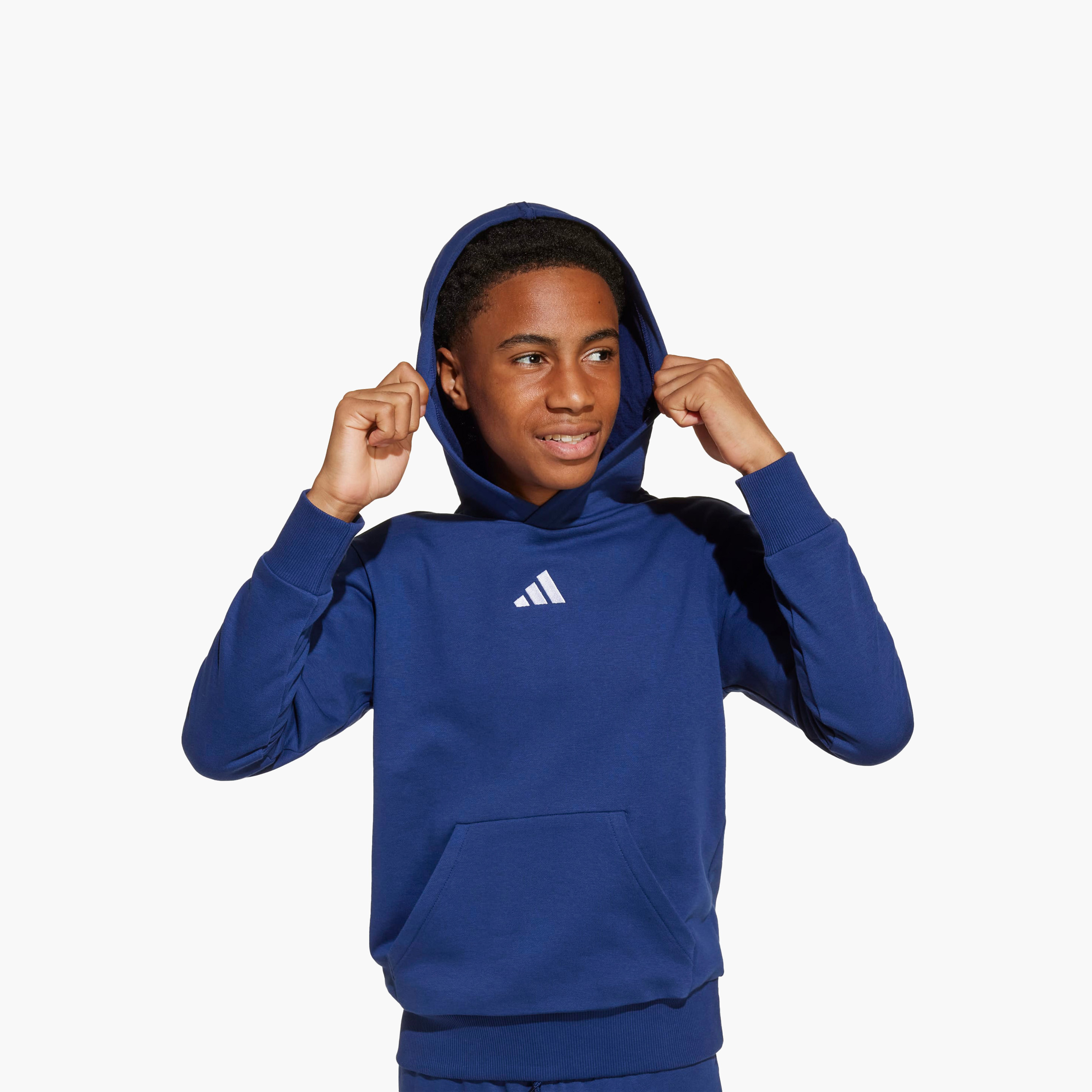 adidas Hooded Sweatshirt with Long Sleeves-boys-clothing-sweatshirts-image-4