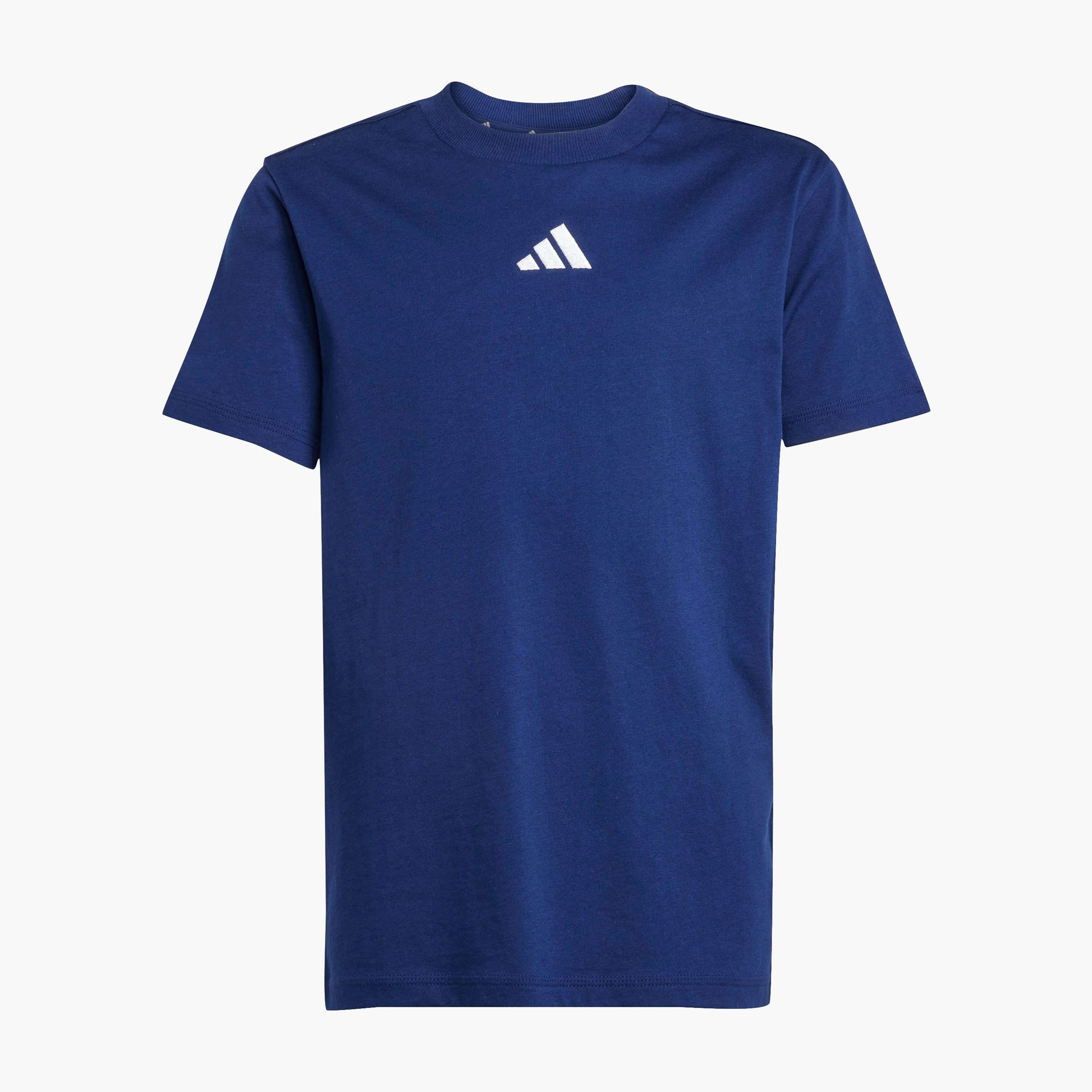 adidas Crew Neck Short  Sleeves T-shirt with Logo Print-sports-boys-clothing-tops-image-1